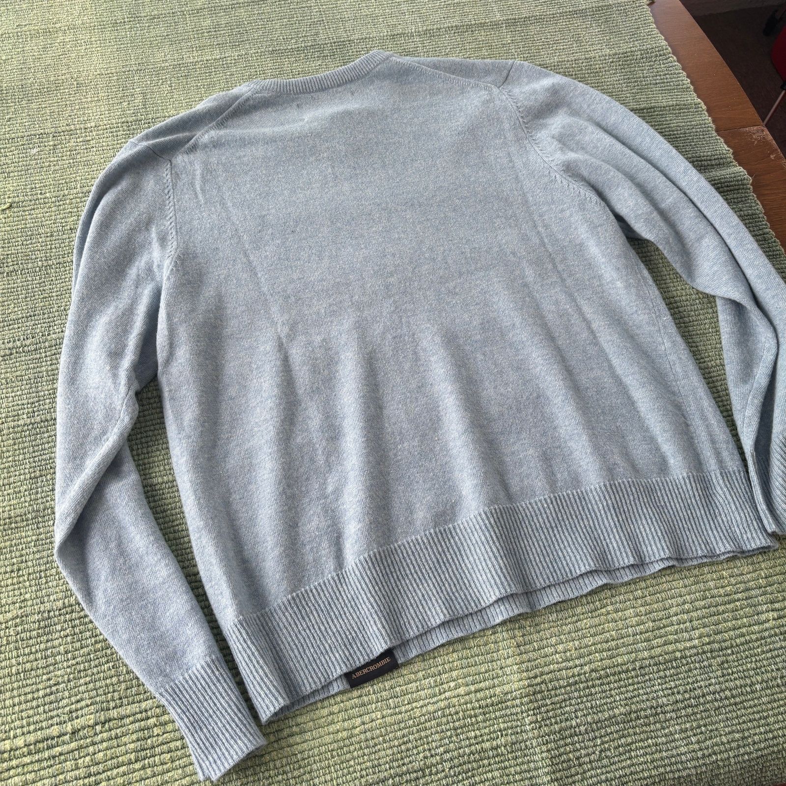 Abercrombie & Fitch Vintage Y2K Abercrombie & Fitch Blue Lambswool Sweater Sz XL Size US XL / EU 56 / 4 - 7 Thumbnail