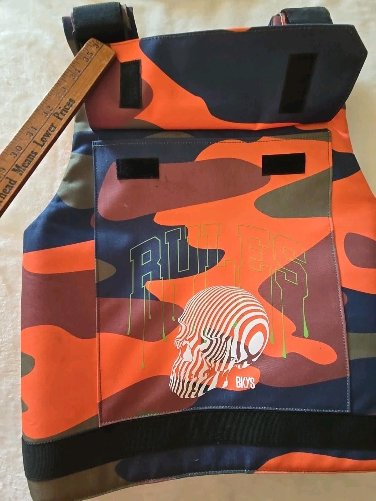 Other BKYS Tactical Squad Vest Regular Camo Rules Skull 2 Patches Size US S / EU 44-46 / 1 - 7 Thumbnail