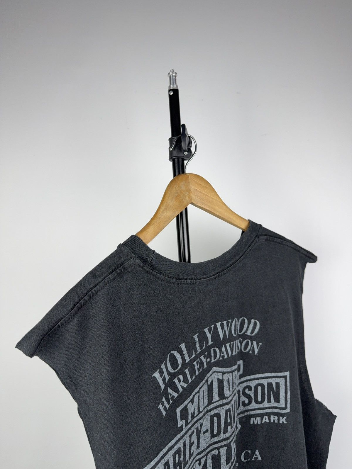 Harley Davidson 00s Harley-Davidson Skull Cutoff Tank Los Angeles VTG Tee Size US L / EU 52-54 / 3 - 10 Thumbnail