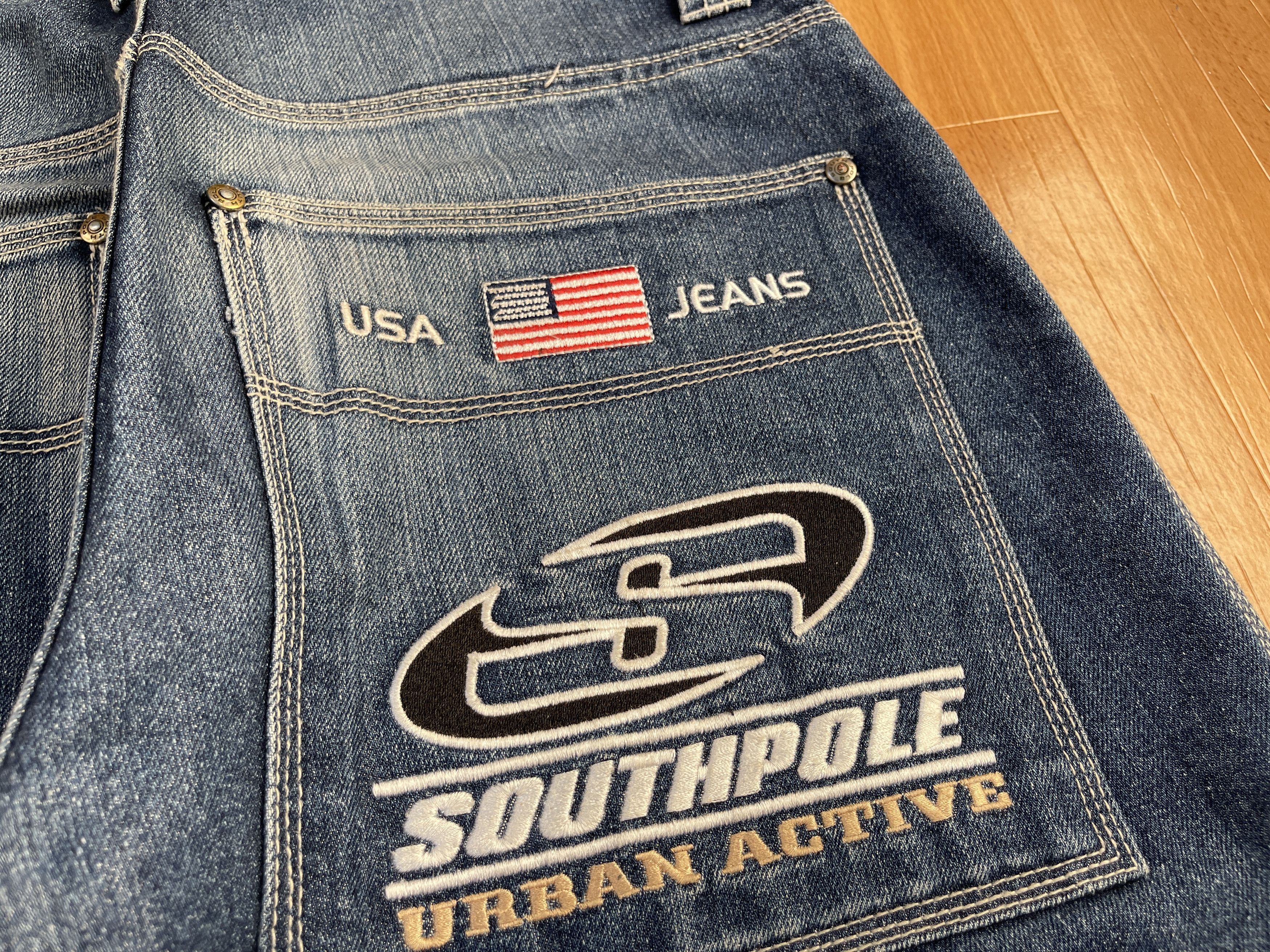 Southpole Southpole jeans, baggy vintage South Pole 90s hip hop Y2K 34 Size US 34 / EU 50 - 3 Thumbnail