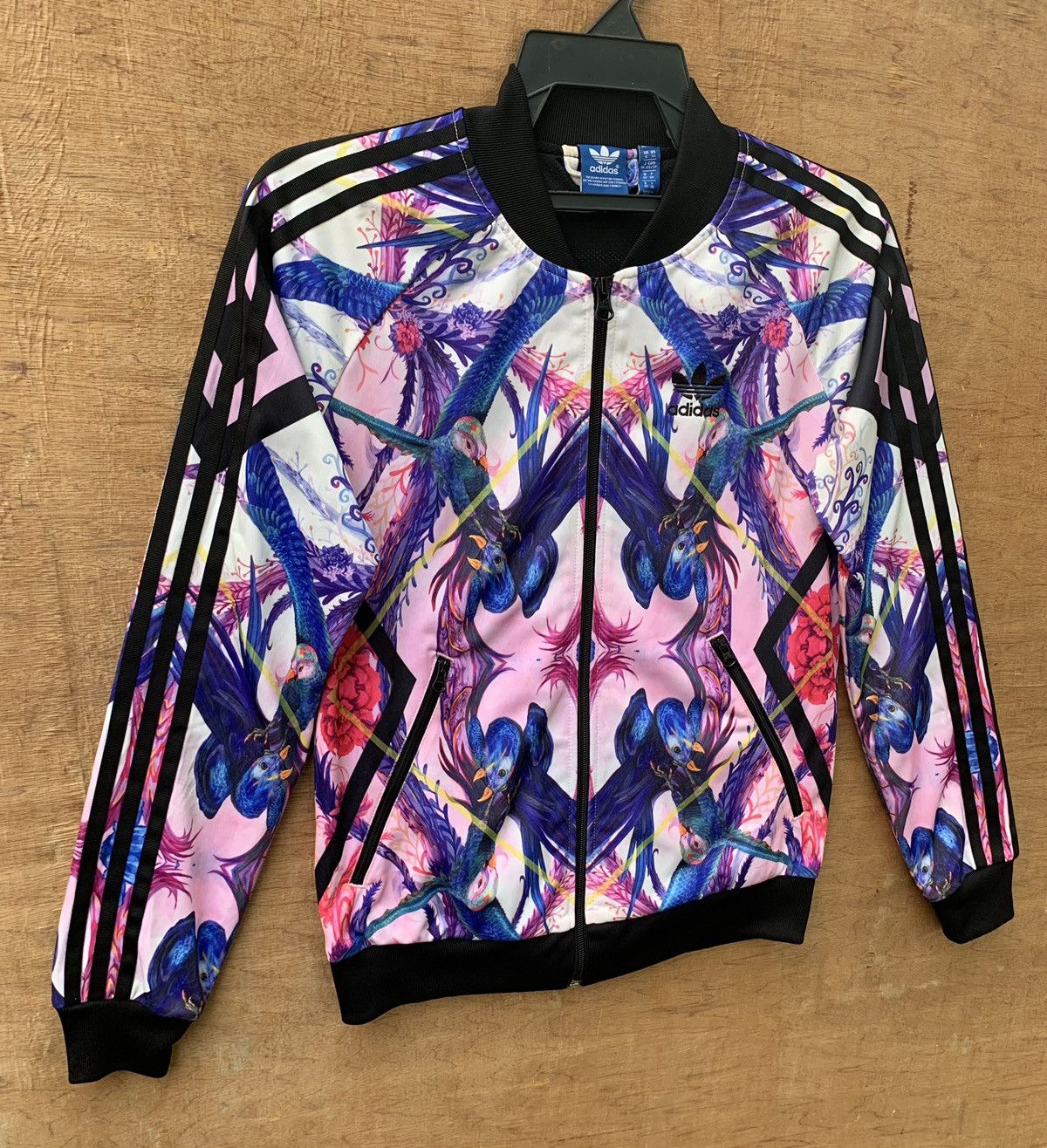 Adidas Adidas Floral Phoenix Full Print Track Jacket Size S / US 4 / IT 40 - 4 Thumbnail