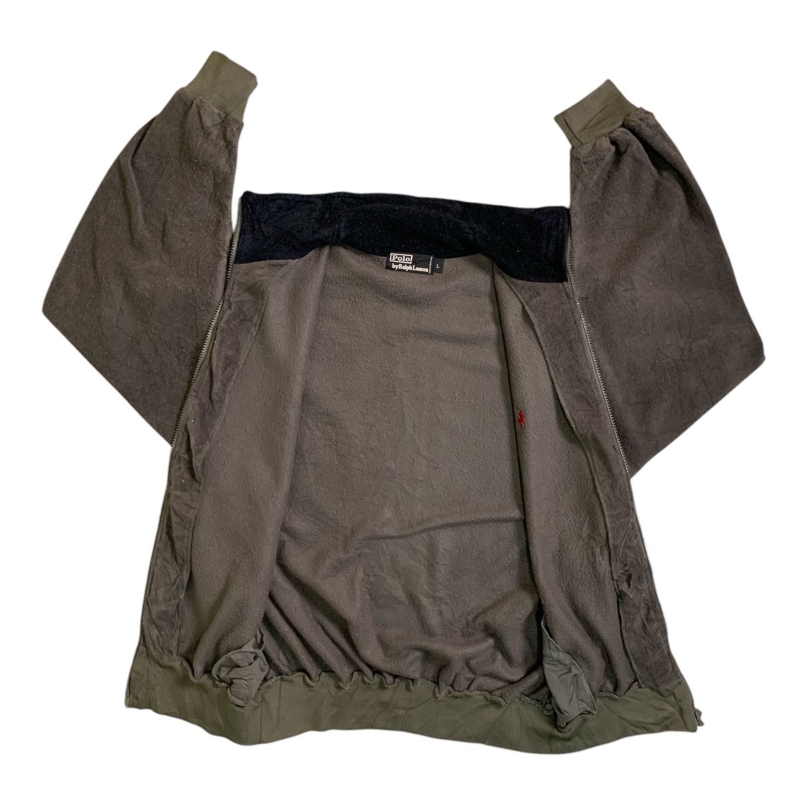 Designer × Polo Ralph Lauren × Vintage Rare Design Vintage Polo Ralph Lauren Fleece Jacket Size US L / EU 52-54 / 3 - 4 Thumbnail