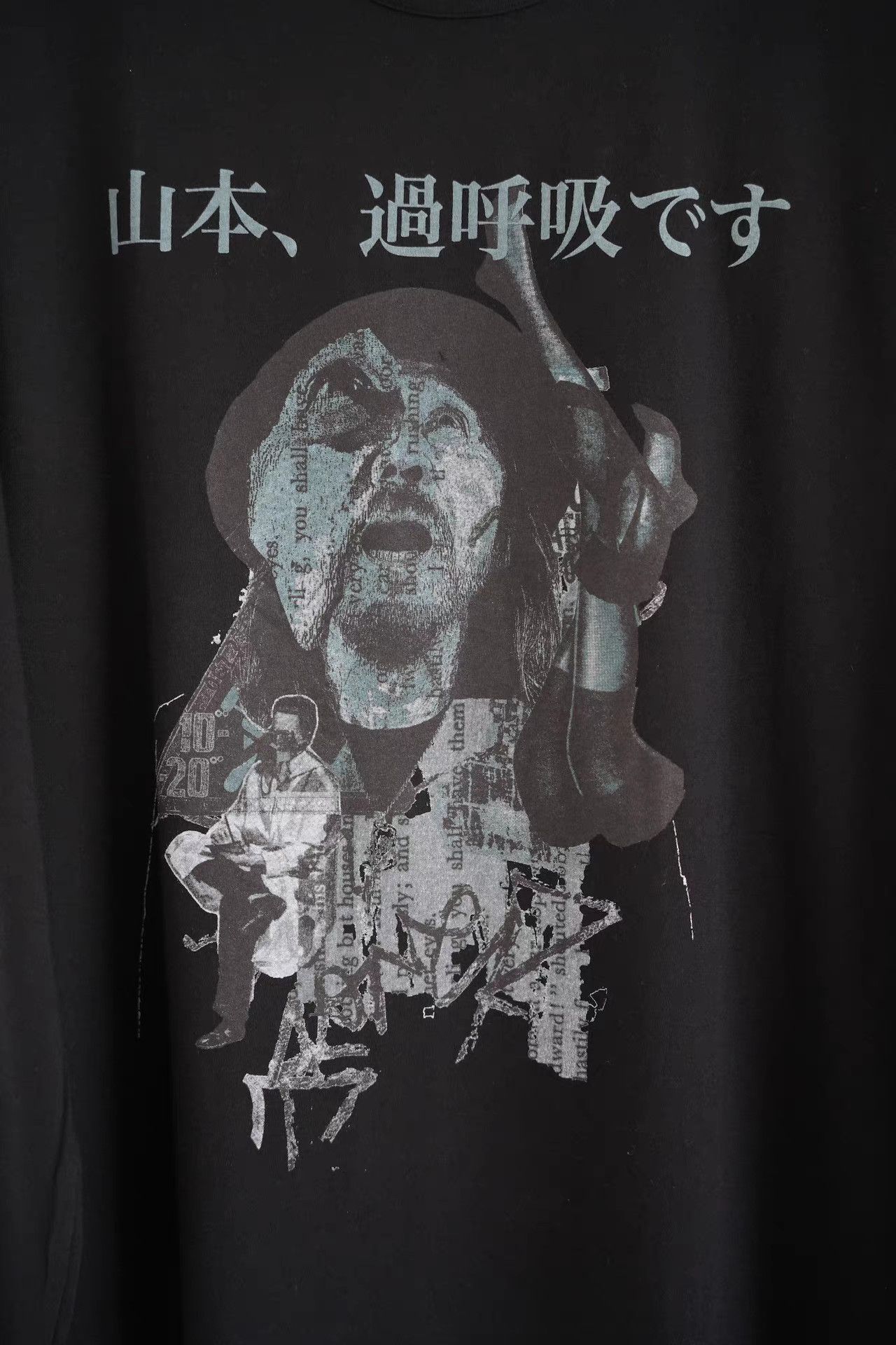 Yohji Yamamoto Yohji Yamamoto Over Breath Portrait Long Sleeve Tee K4 Size US L / EU 52-54 / 3 - 3 Thumbnail