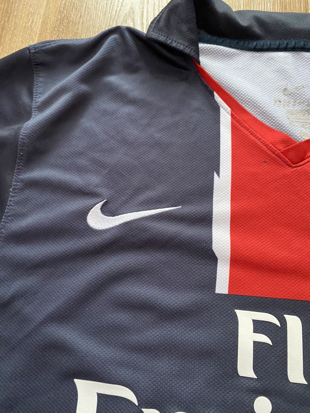 Nike 2010 2011 Paris PSG France Nike Home Vintage Soccer Jersey Size US XL / EU 56 / 4 - 4 Thumbnail