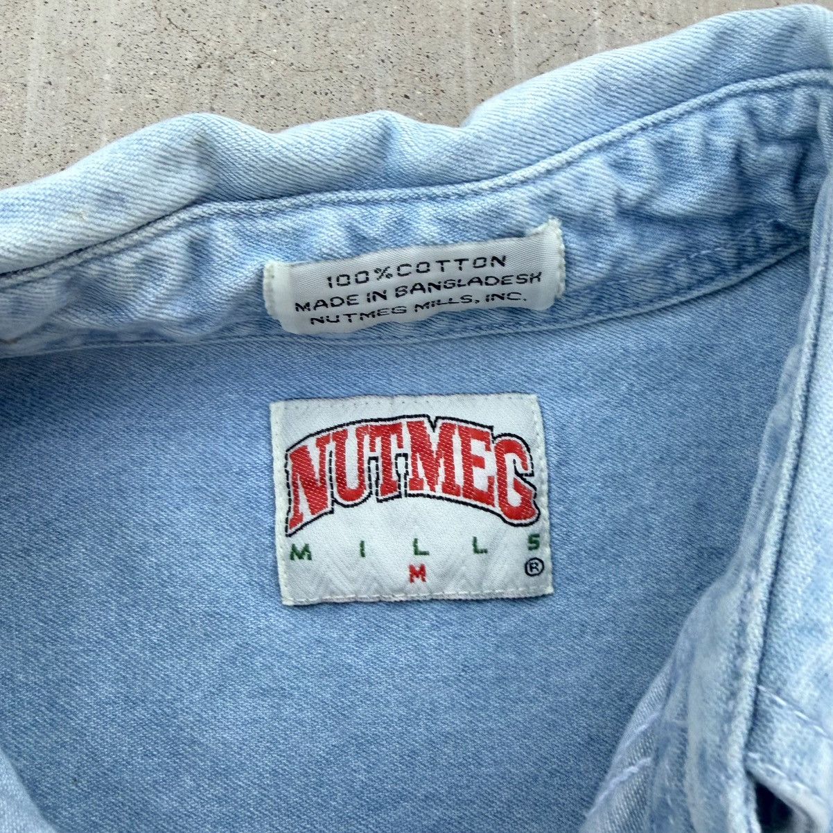 Nutmeg Vintage Nutmeg Arizona State University Denim Button Shirt Size US M / EU 48-50 / 2 - 3 Thumbnail