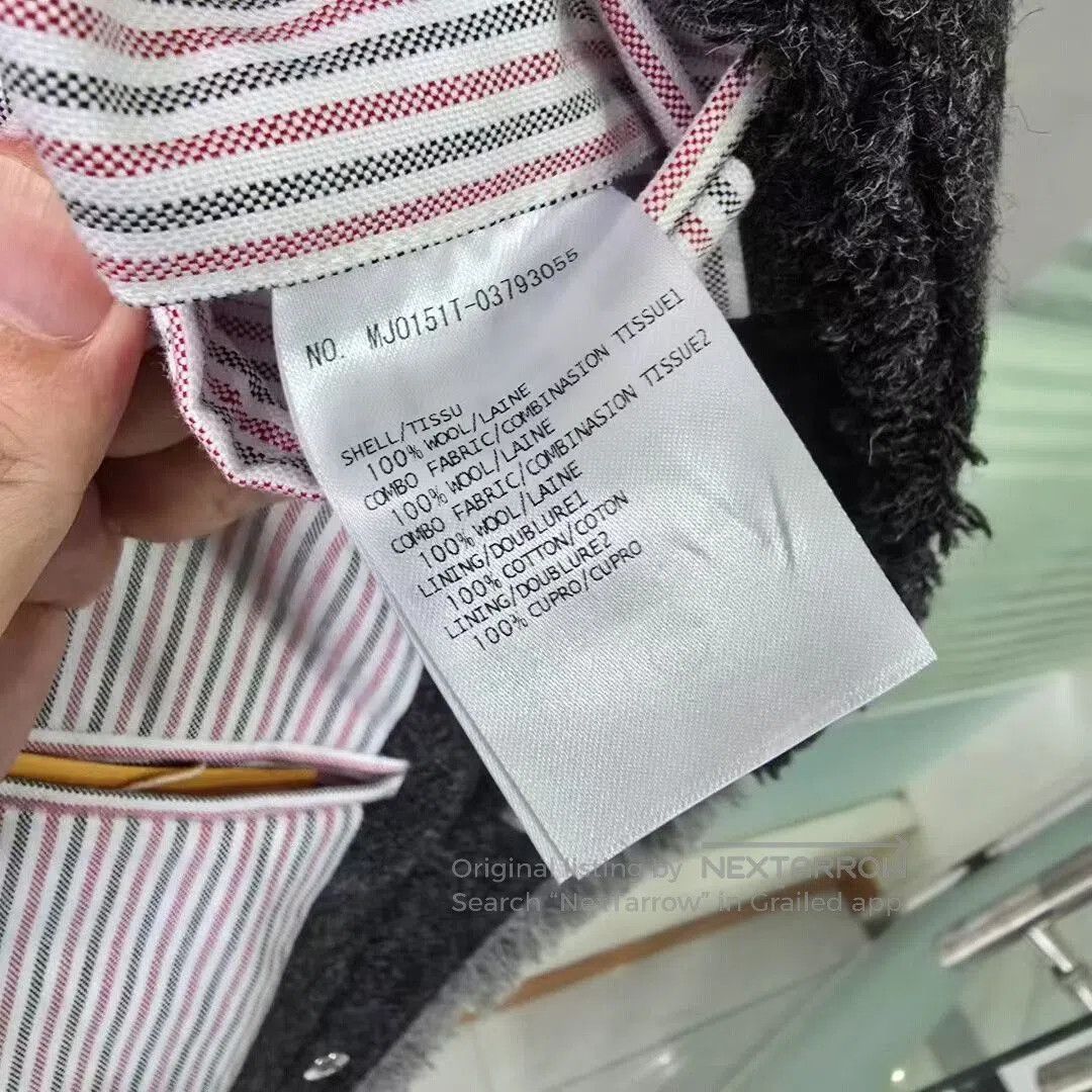 Thom Browne thom browne black gray wool jacket. Size US S / EU 44-46 / 1 - 5 Thumbnail