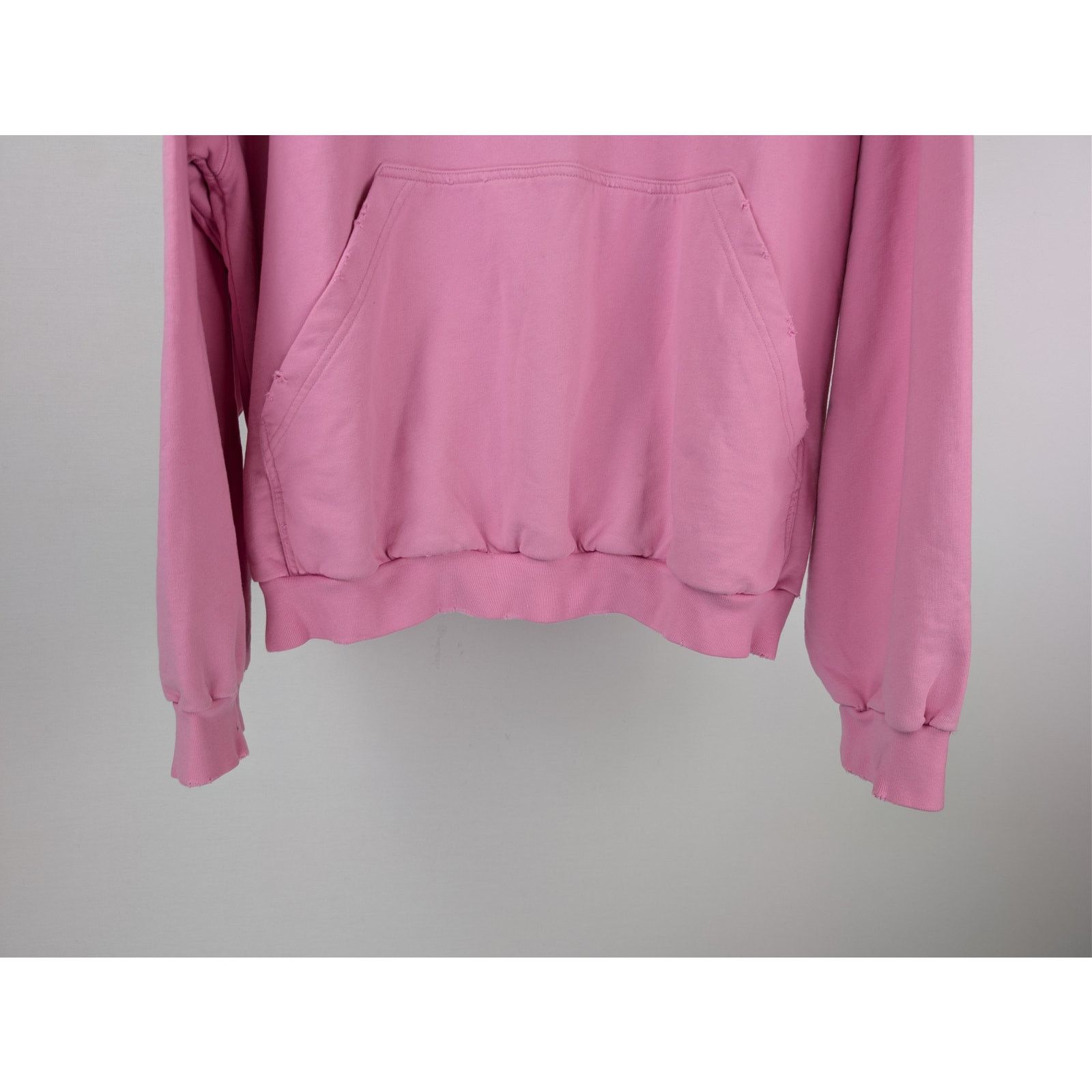 Balenciaga o1rshd1 Hand Drawn BB Icon Moll Boucle Large Fit Hoodie Pink Size US XL / EU 56 / 4 - 4 Thumbnail