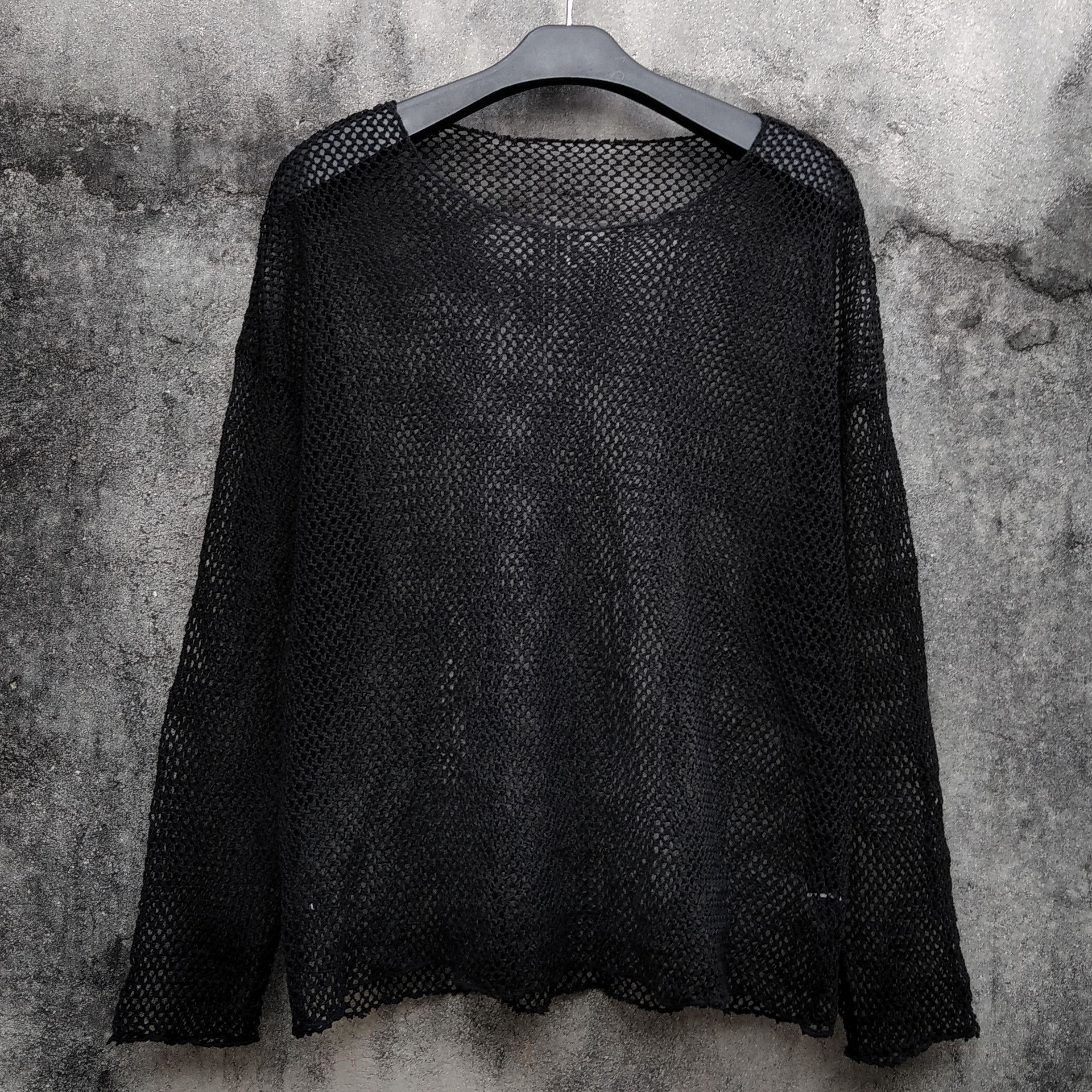 If Six Was Nine Vintage 90's DAZY Japanese Brand Mesh Longsleeve Size US M / EU 48-50 / 2 - 1 Thumbnail