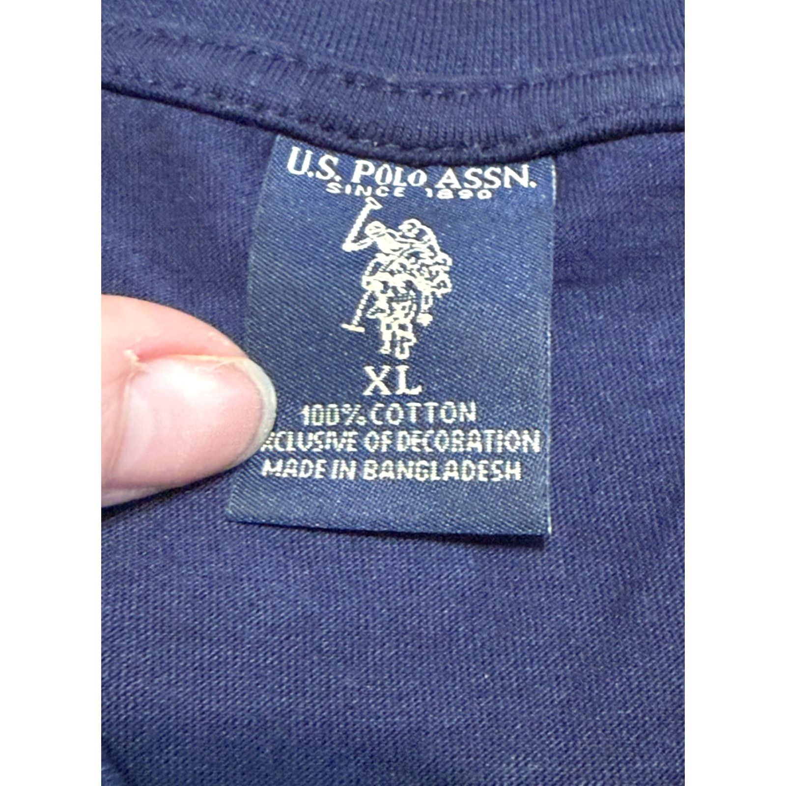 Vintage US Polo Assn Shirt Men XL Blue Short Sleeve V-Neck Logo Casual Size US XL / EU 56 / 4 - 7 Thumbnail