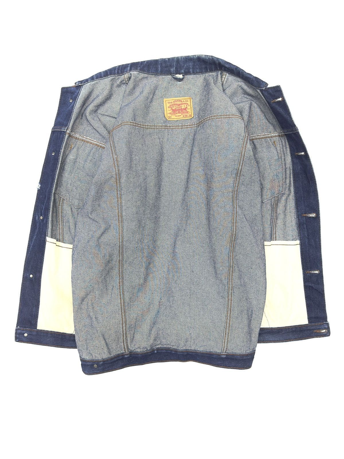 Levi's Vintage Clothing Vintage Levis Trucker Denim Jacket 1990s USA Size US XXL / EU 58 / 5 - 4 Thumbnail
