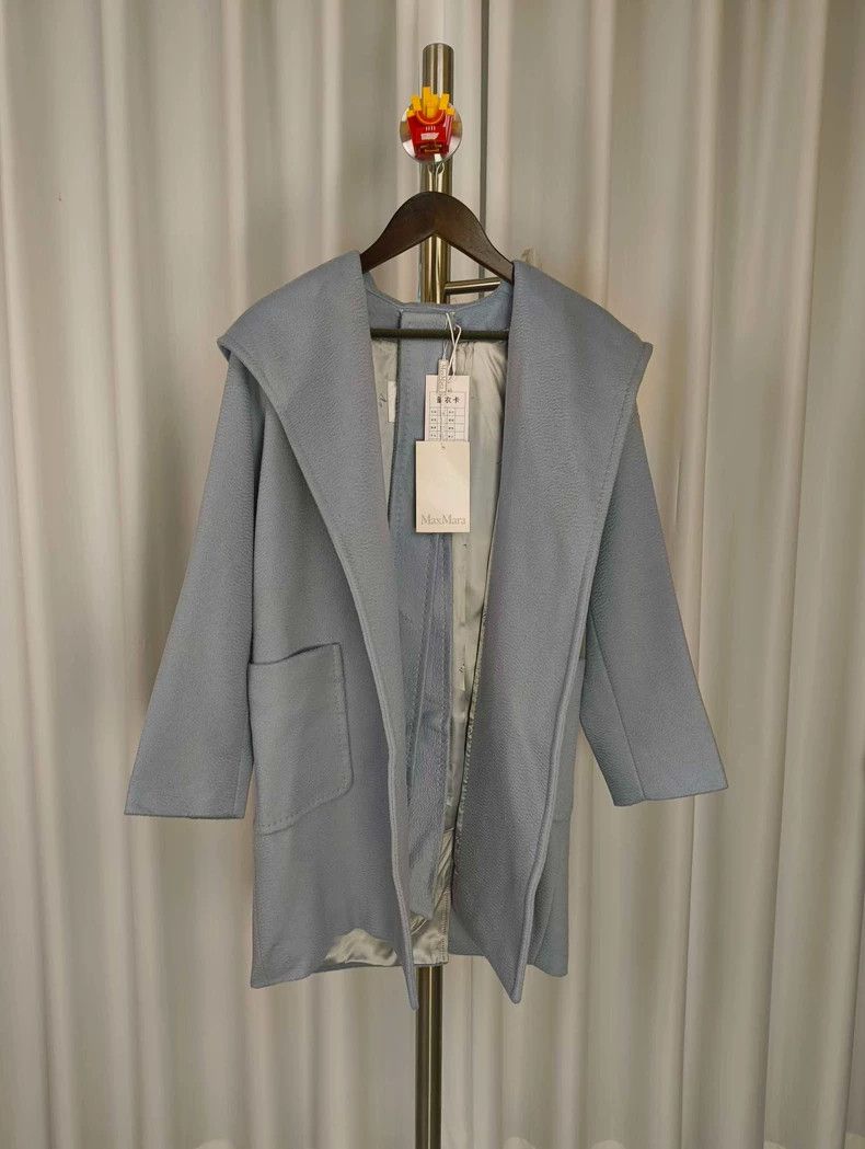 Maxmara Rialto Blue Camel Hair Coat -dmc