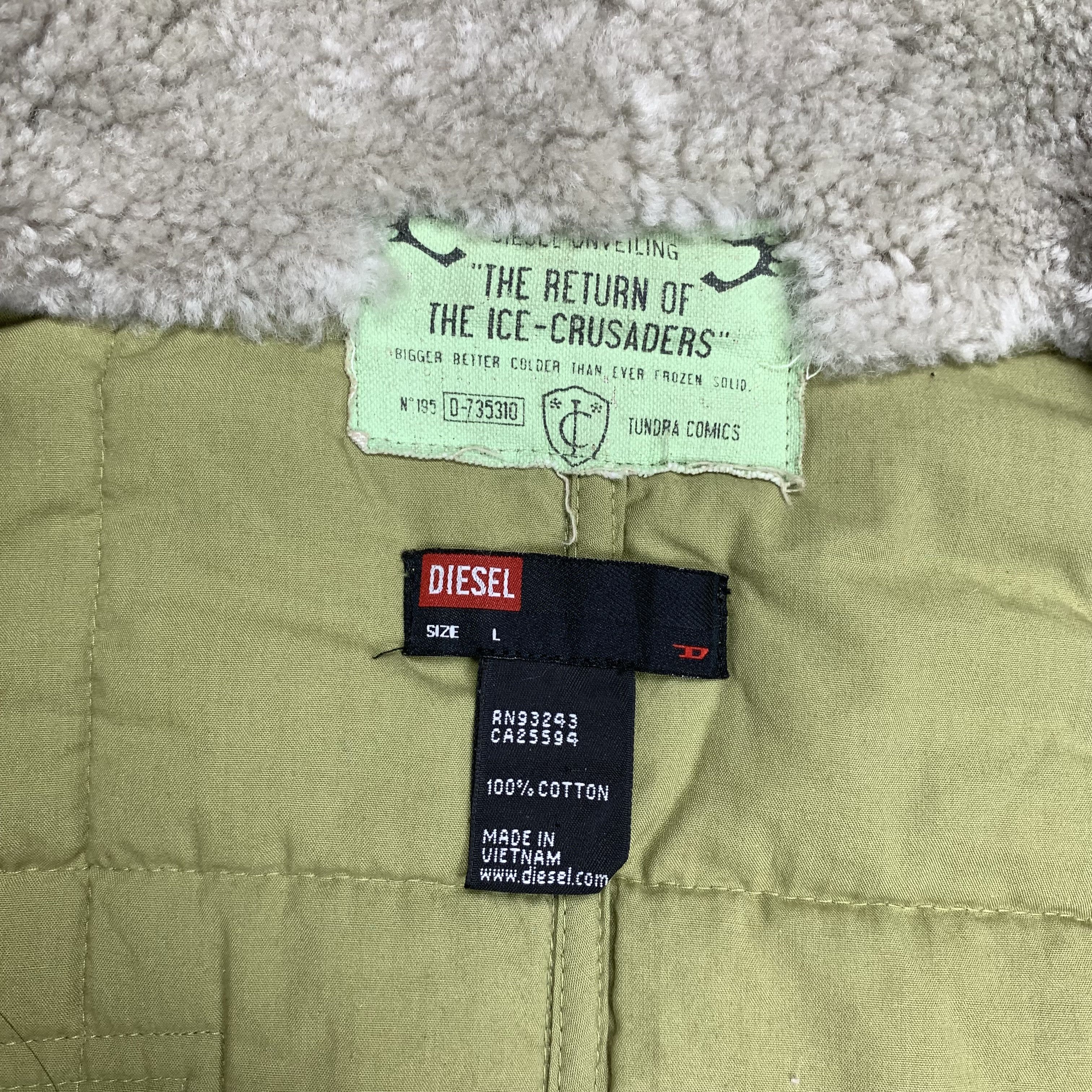 Diesel Diesel Y2K Quilted Jacket Size L / US 10 / IT 46 - 7 Thumbnail