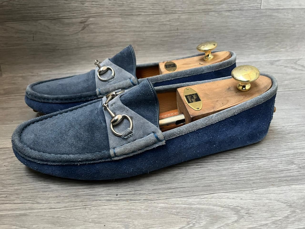 Gucci Gucci Horsebit Suede Leather Slip On Loafers Sz UK 10.5 Size US 11.5 / EU 44-45 - 3 Thumbnail