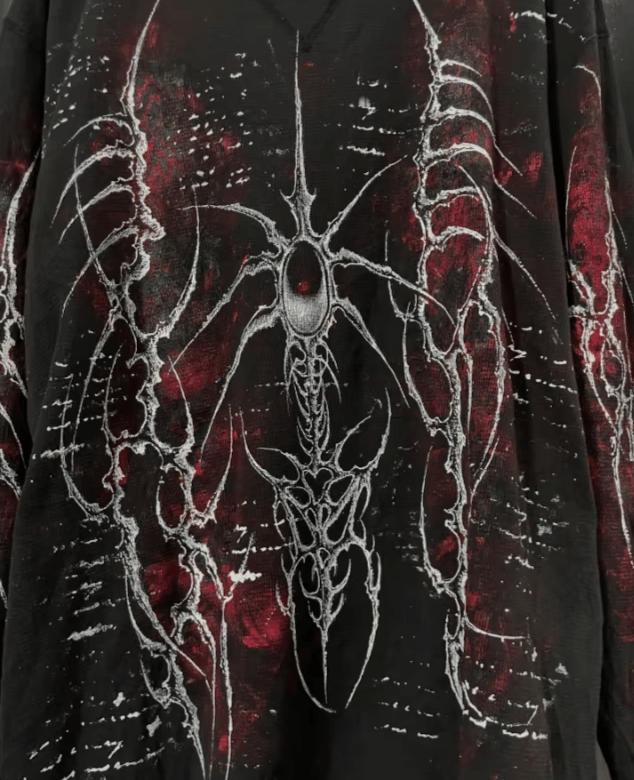 Japanese Brand Street hip-hop geometric gothic pattern printed Size US M / EU 48-50 / 2 - 3 Thumbnail