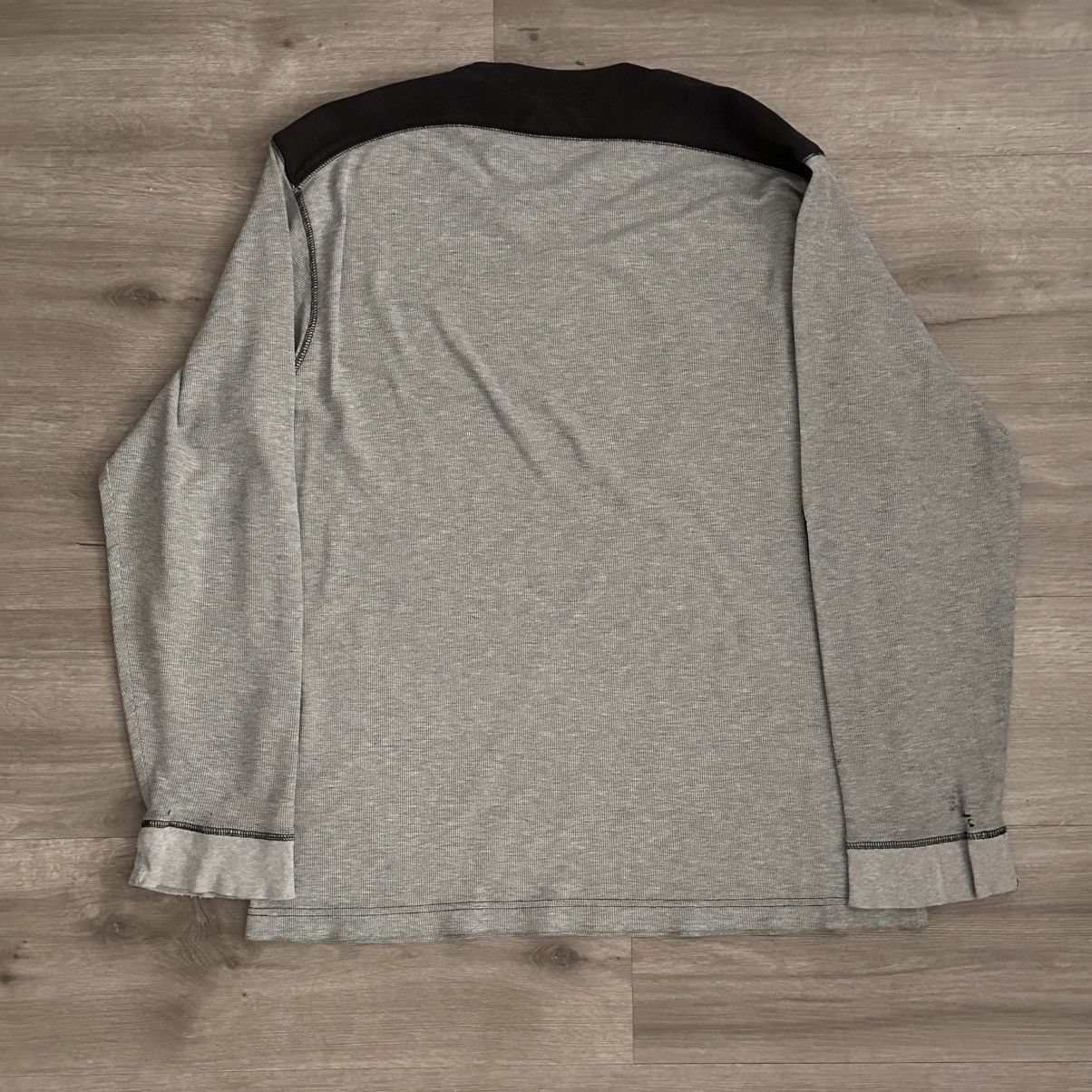 Affliction Grey Y2K Old Navy Skull Thermal Graphic Shirt Size US XL / EU 56 / 4 - 2 Thumbnail