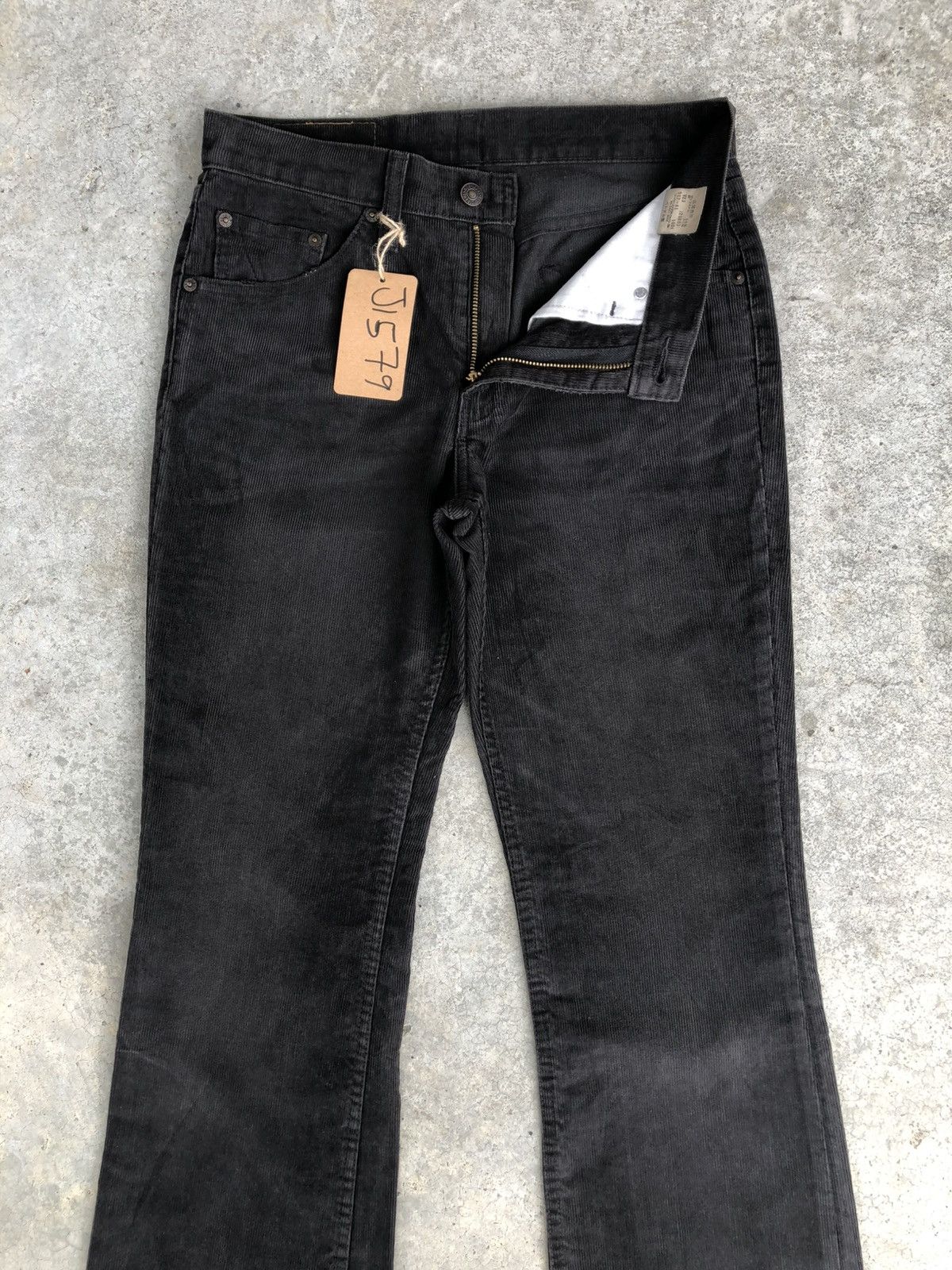 If Six Was Nine Levis 517 Flared Jeans Corduroy Distressed Size US 29 - 3 Thumbnail