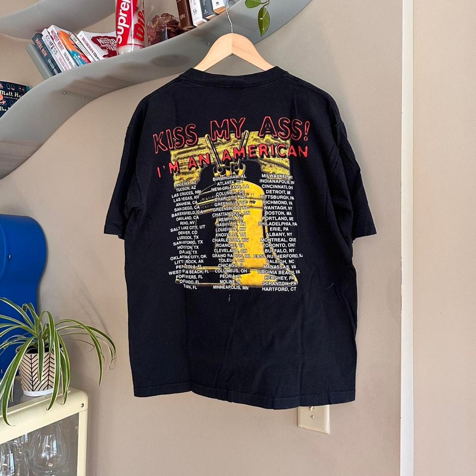 Band Tees × Vintage Vintage Ted Nugent Band Shirt Size US L / EU 52-54 / 3 - 4 Thumbnail
