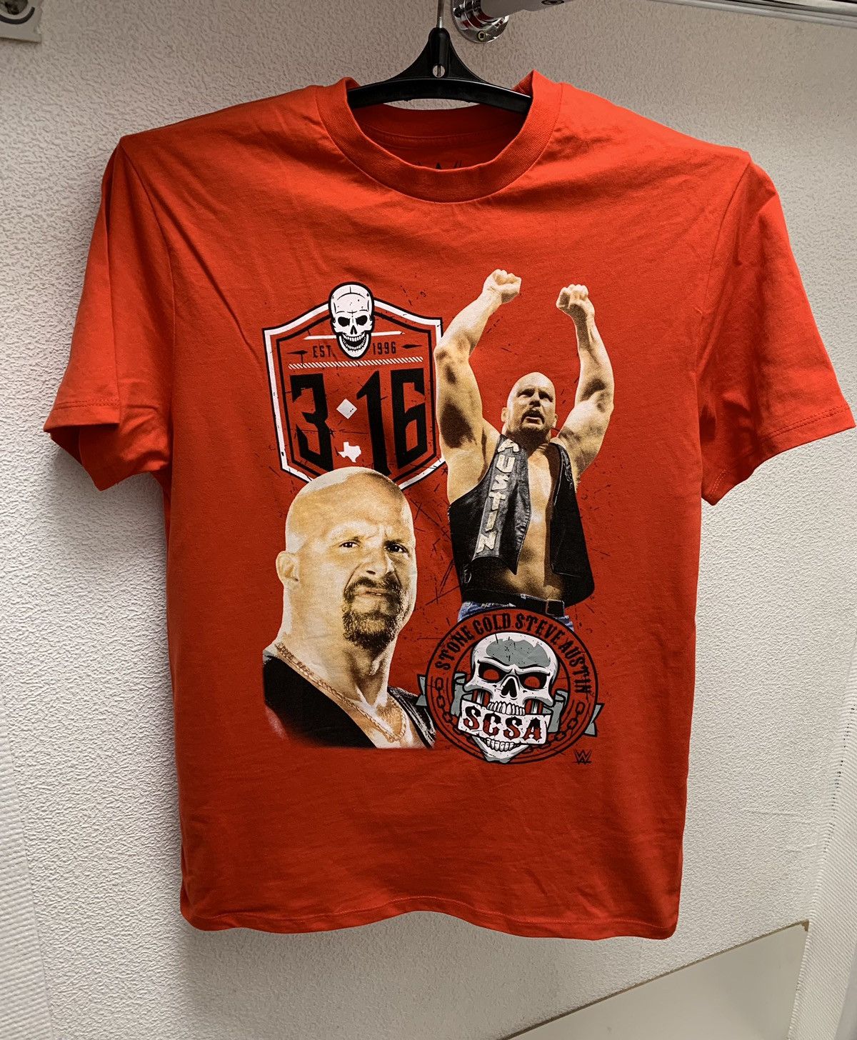 Vintage Stone cold Steve Austin 3:16 4:20 vintage red t-shirt Xs-S Size US S / EU 44-46 / 1 - 1 Thumbnail