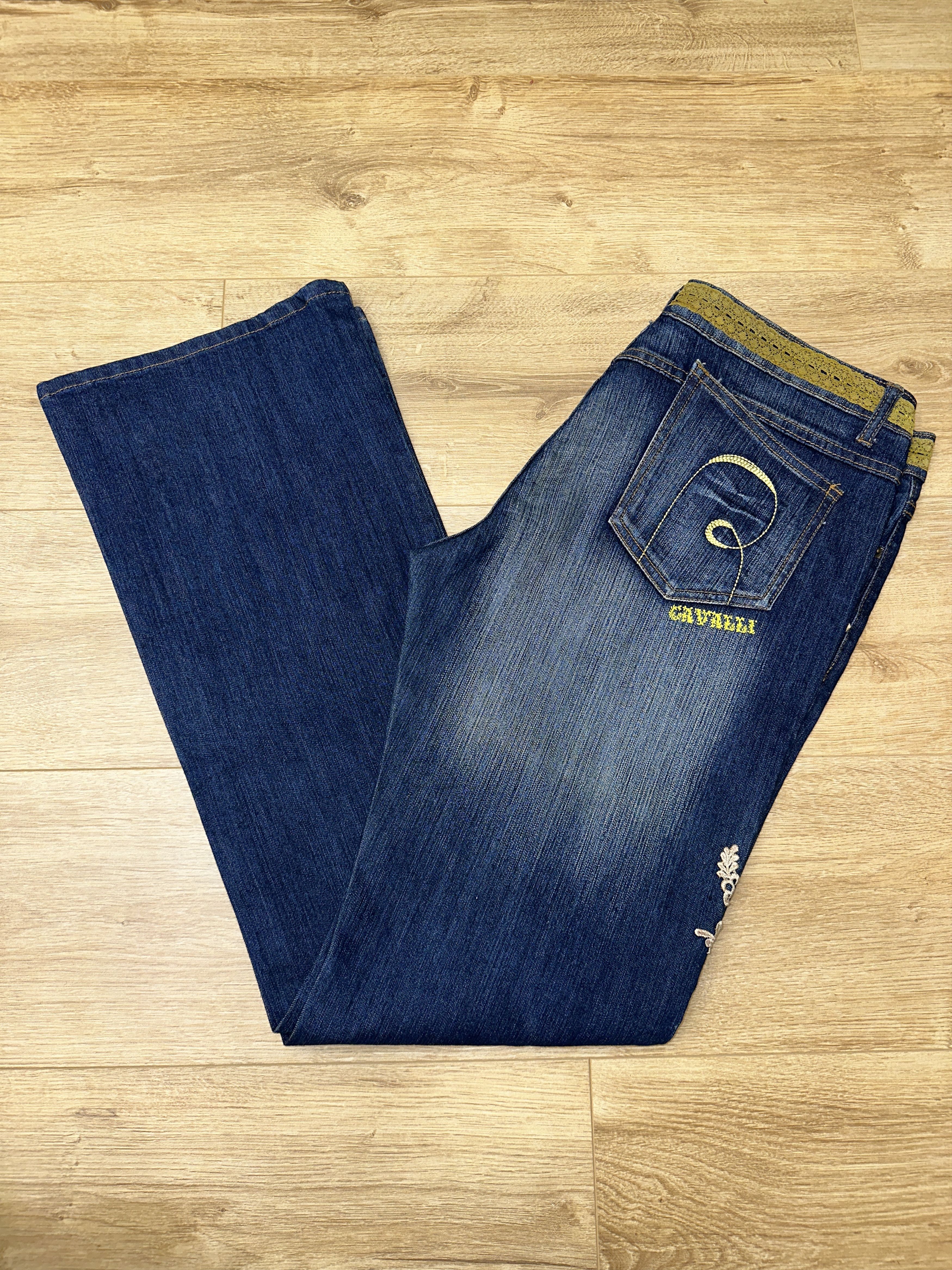 Roberto Cavalli Archive ROBERTO CAVALLI Y2K Embroidered Bootcut Jeans 48 IT Size US 32 / EU 48 - 16 Thumbnail