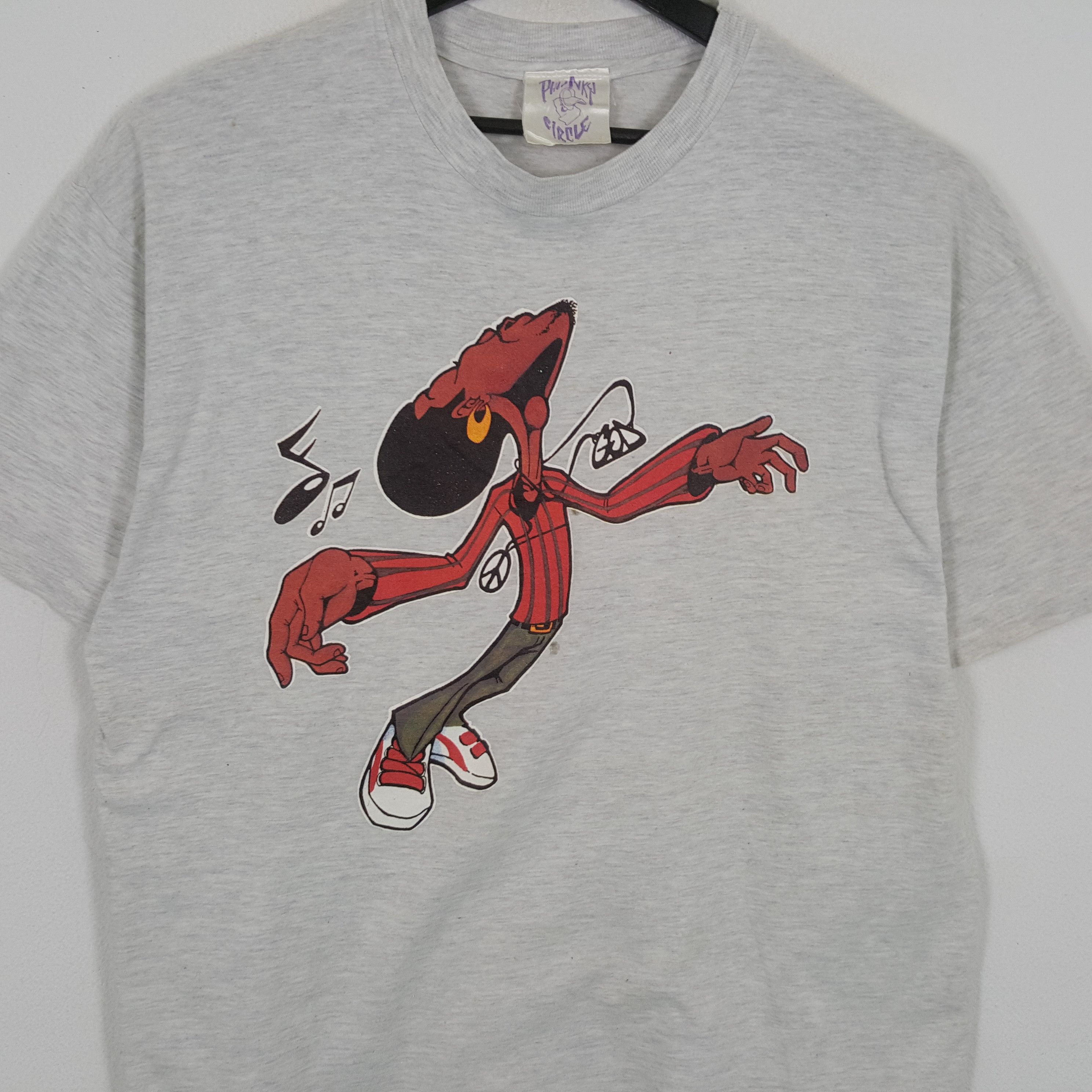 Vintage PHUNKY CIRCLE Hip Hop Style Vintage Tshirt Size US XL / EU 56 / 4 - 2 Thumbnail