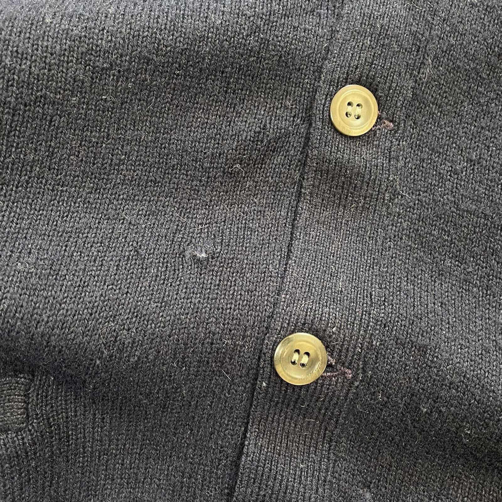 Alan Paine ALAN PAINE CARDIGAN NAVY BLUE LUXURY LAMBSWOOL ENGLAND 42 Size US XS / EU 42 / 0 - 5 Thumbnail