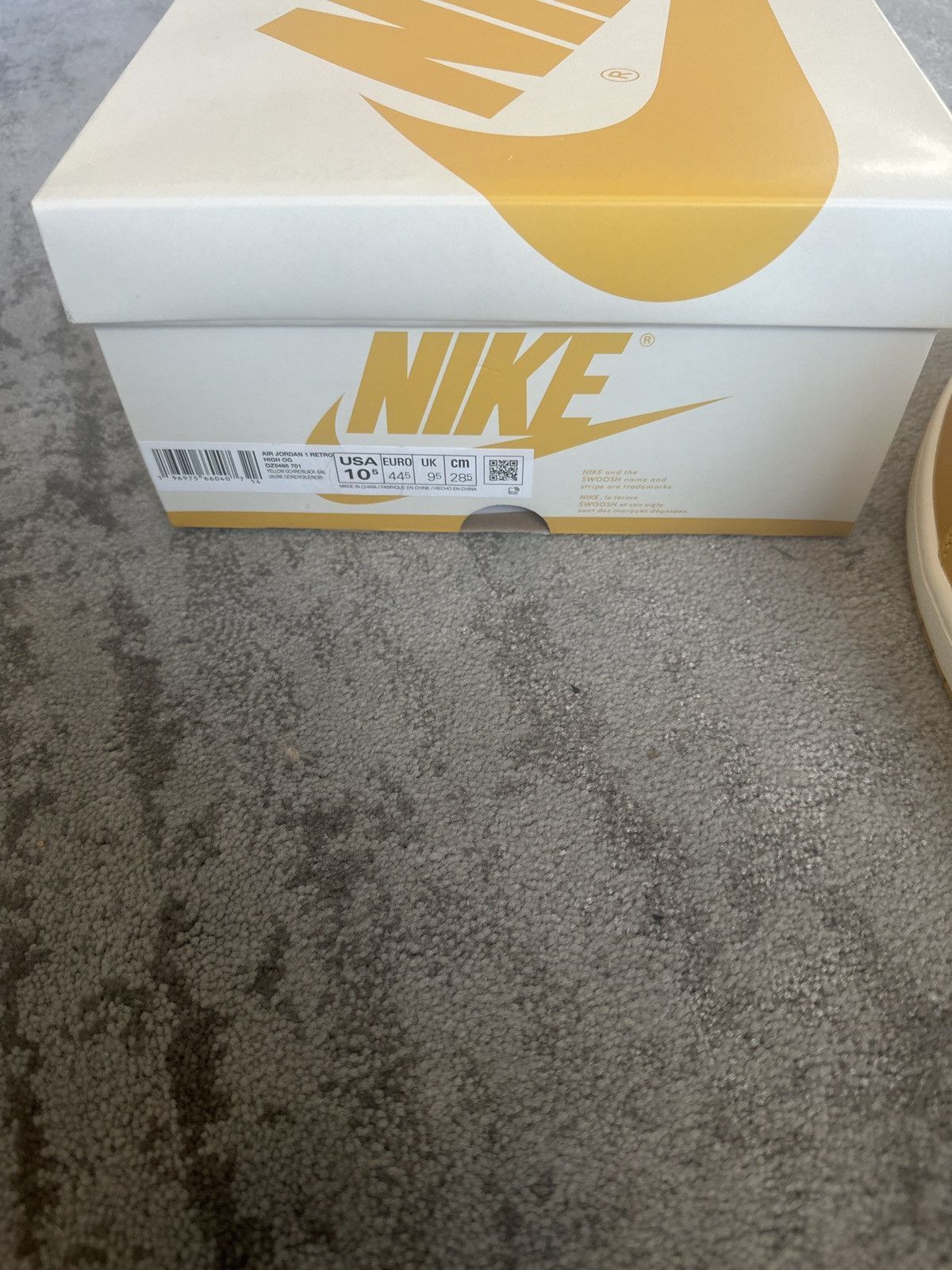 Jordan Brand Brand New- 10.5M Air Jordan 1 Yellow Ochre Size US 10.5 / EU 43-44 - 18 Thumbnail