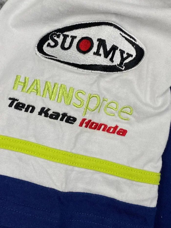 Honda Vintage Ten Kate Honda Racing Polo Shirt Motobike To52land Size US XL / EU 56 / 4 - 7 Thumbnail