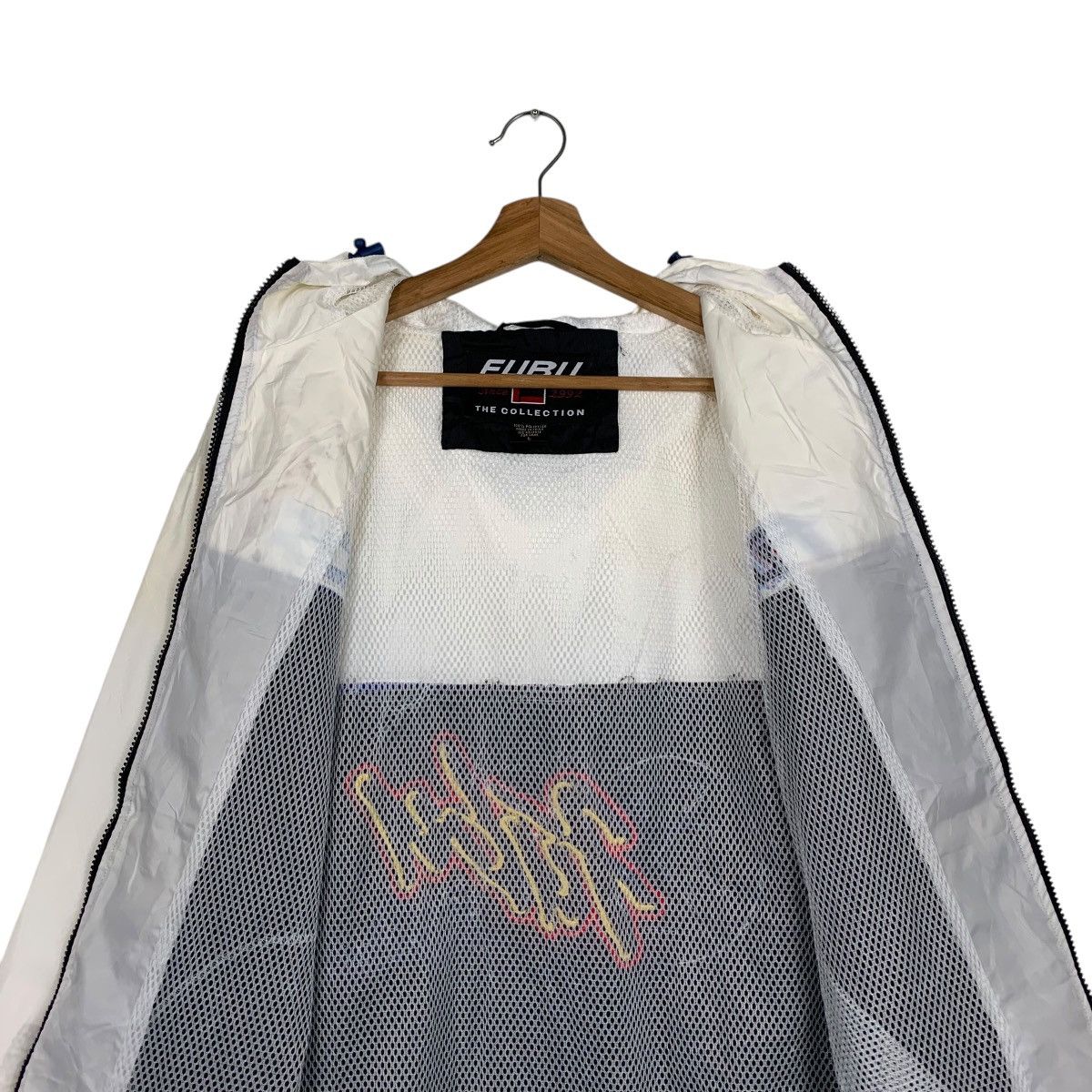 Fubu FUBU Big Logo Hoodie Light Jacket Windbreaker #1932-C84 Size US L / EU 52-54 / 3 - 14 Thumbnail