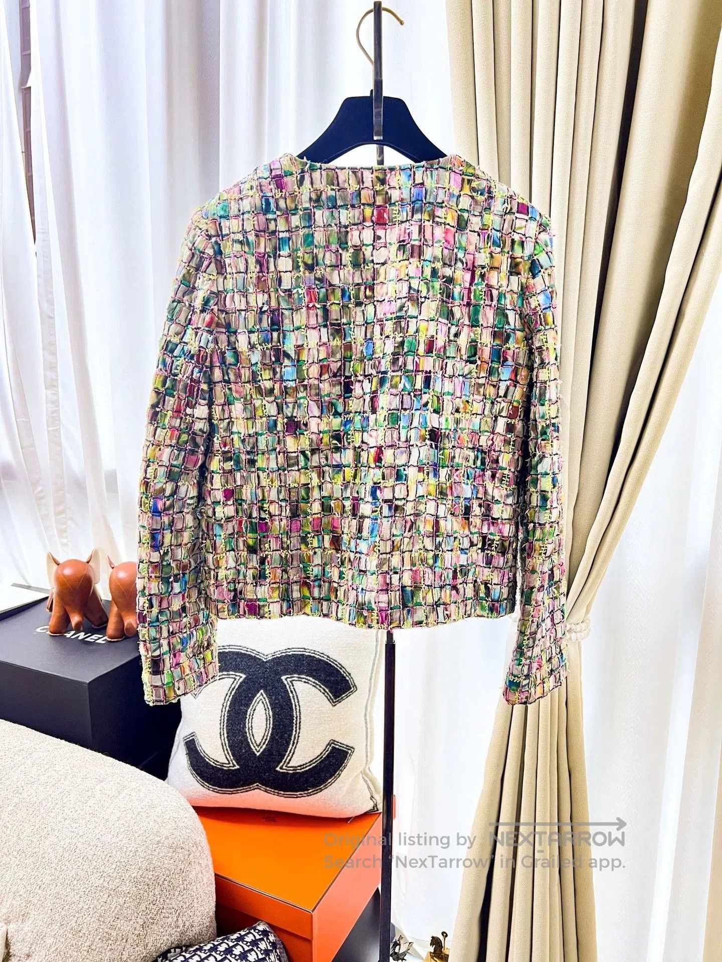 Chanel Chanel 21P Tweed Jacket Multi Color. Size US S / EU 44-46 / 1 - 3 Thumbnail