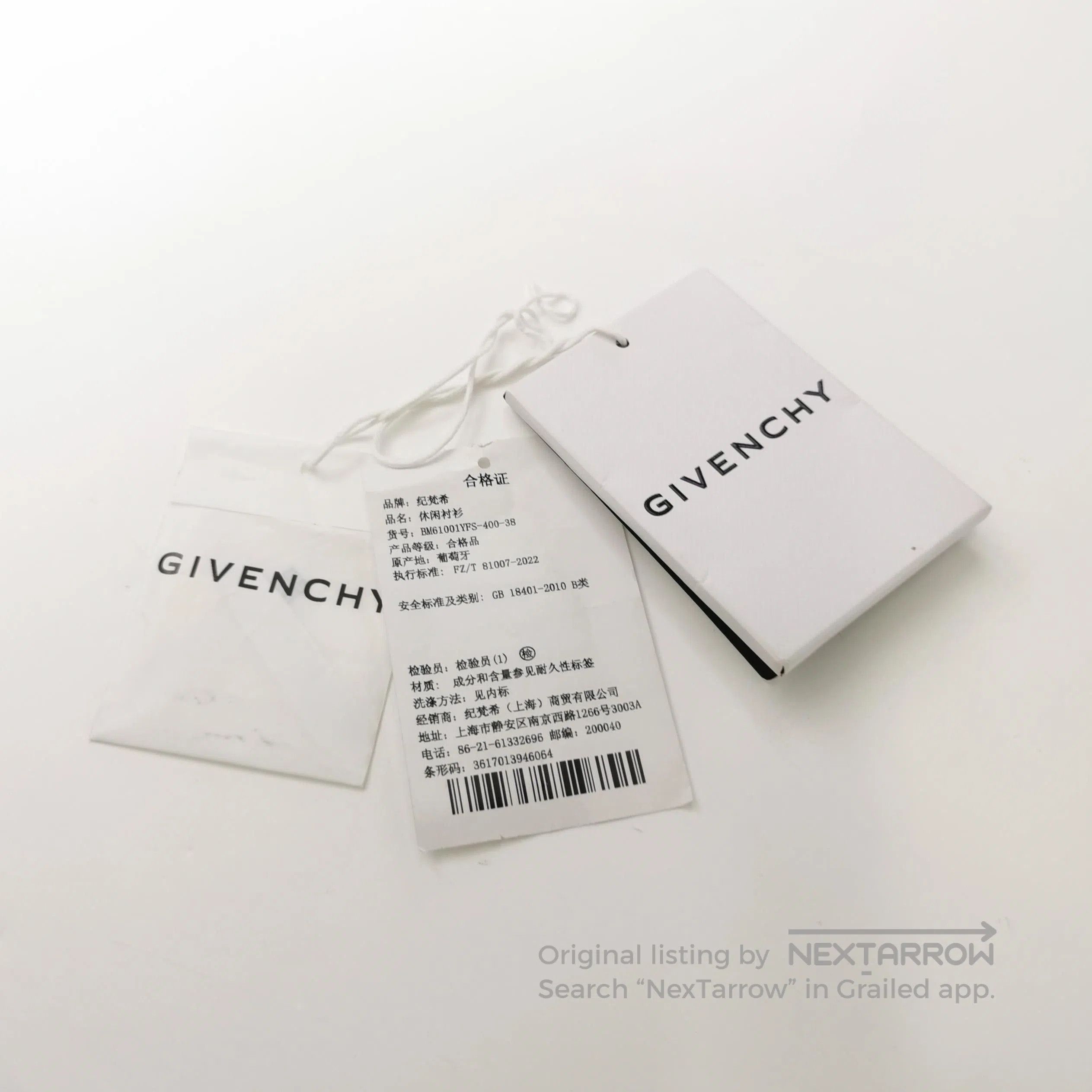 Givenchy Givenchy Cotton Color-Block Striped Collared Shirt. Size US S / EU 44-46 / 1 - 1 Thumbnail