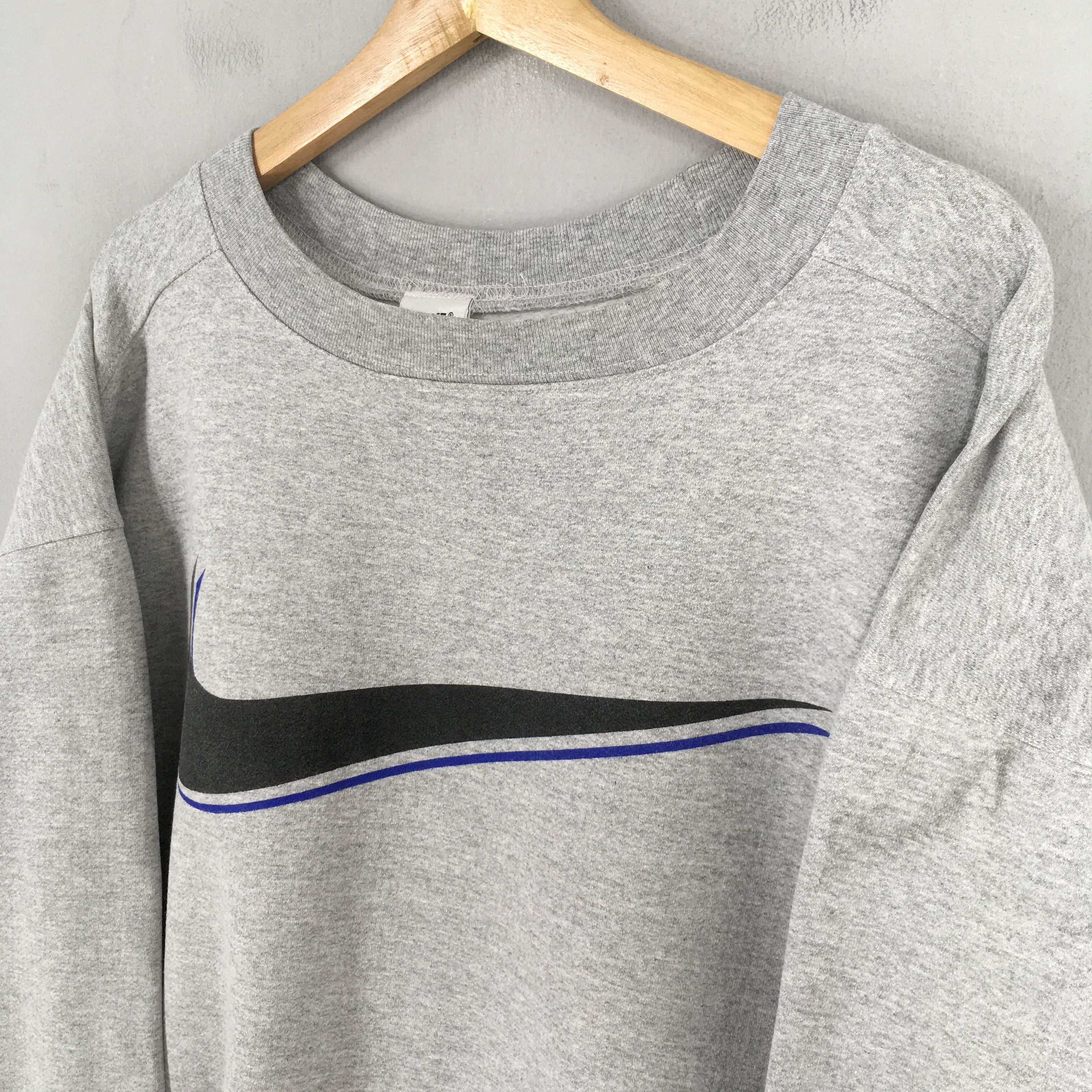 Nike Vintage Y2K Nike Swoosh Printed Sweatshirt 2XLarge Size US XXL / EU 58 / 5 - 3 Thumbnail