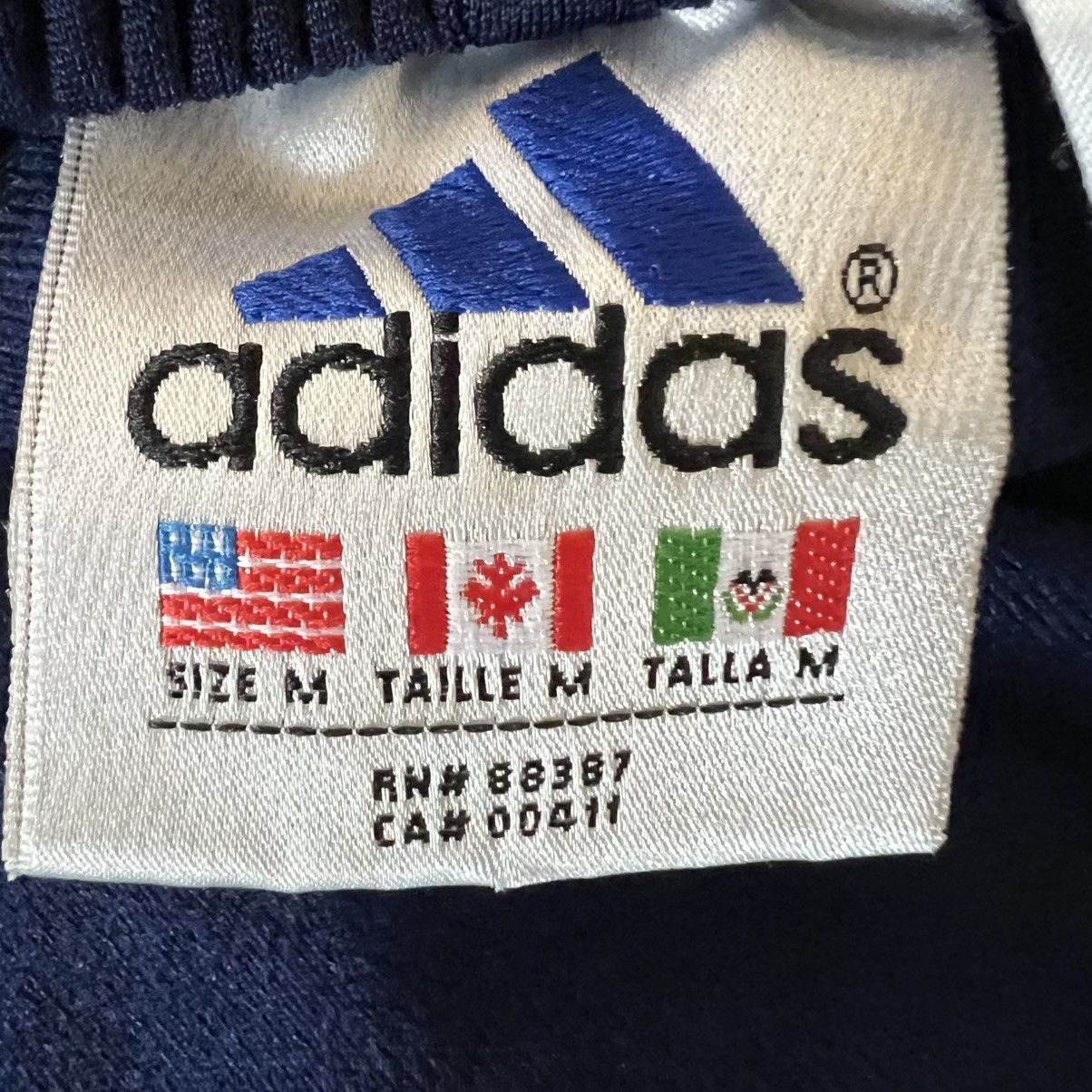 Adidas Vintage 1999 Adidas Tearaway Snap Track Pants 3-Stripes Y2K Size US 26 / EU 42 - 16 Thumbnail