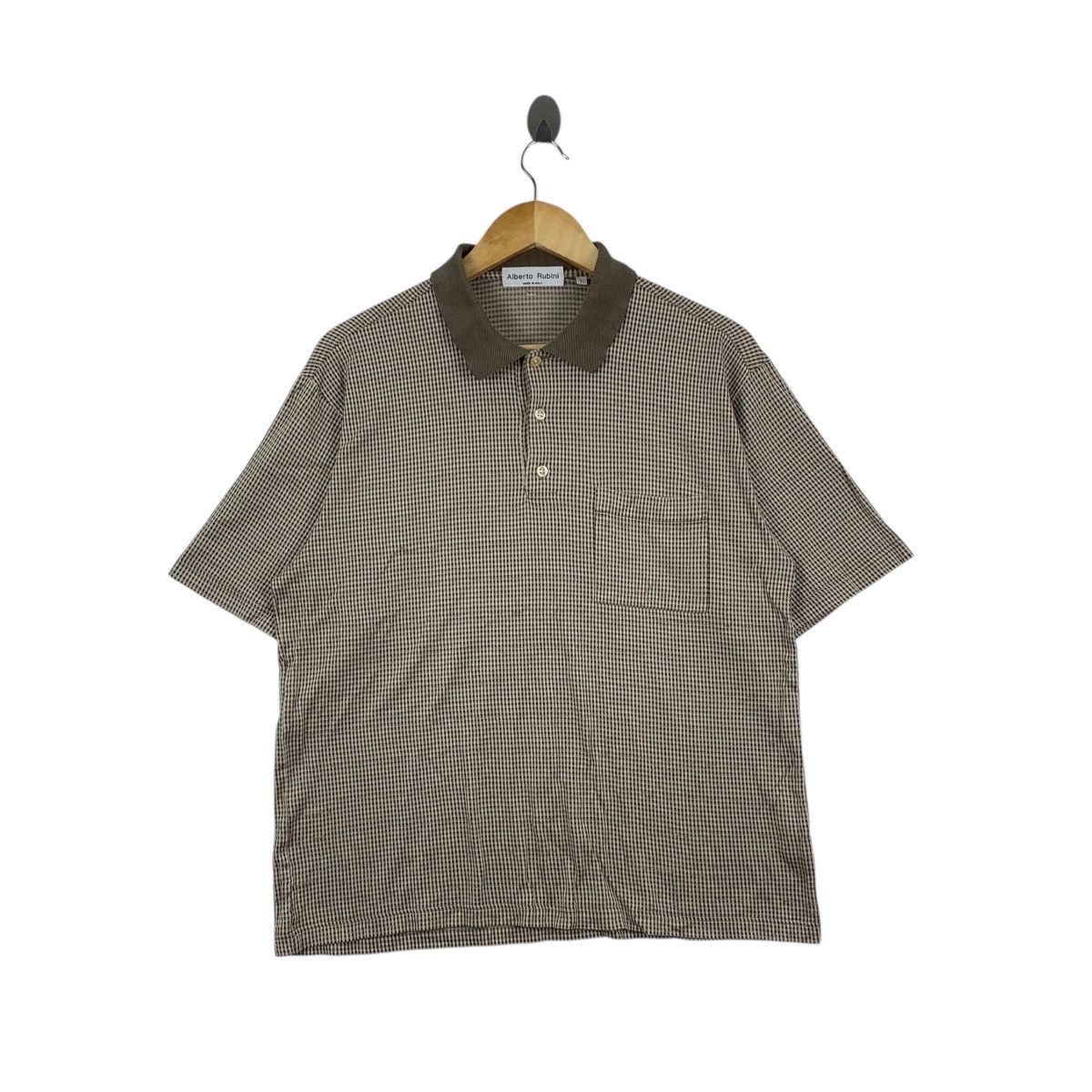 Alberto × Vintage Vintage ALBERTO RUBINI Made In Italy Italian Polos T-Shirt Size US L / EU 52-54 / 3 - 1 Thumbnail