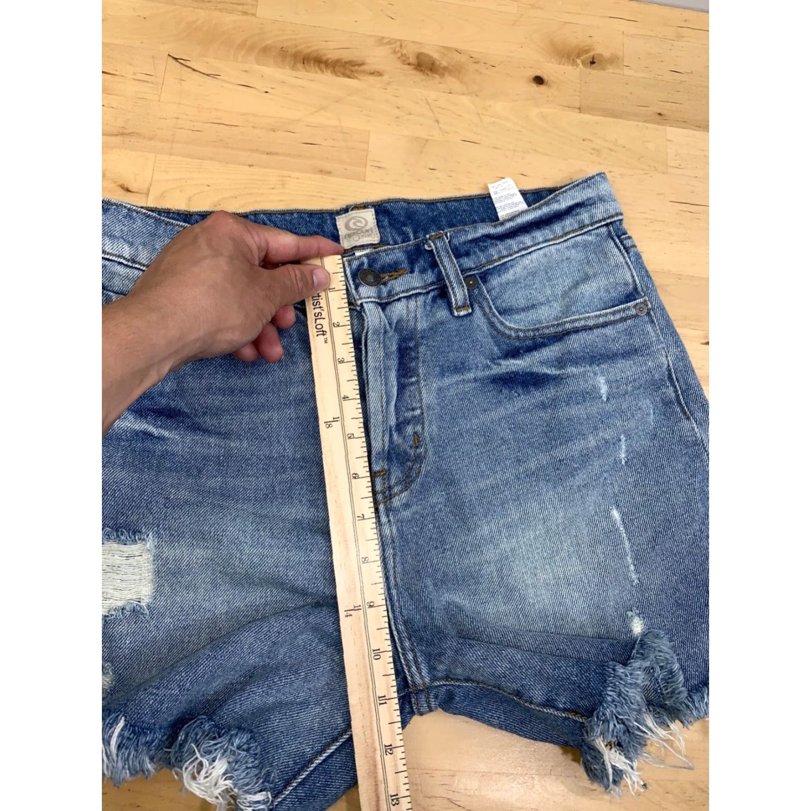 Rip Curl Rip Curl Deim Shorts Womens 7 Jorts Casual Beach Skate 11168 Size 28" / US 6 / IT 42 - 5 Thumbnail
