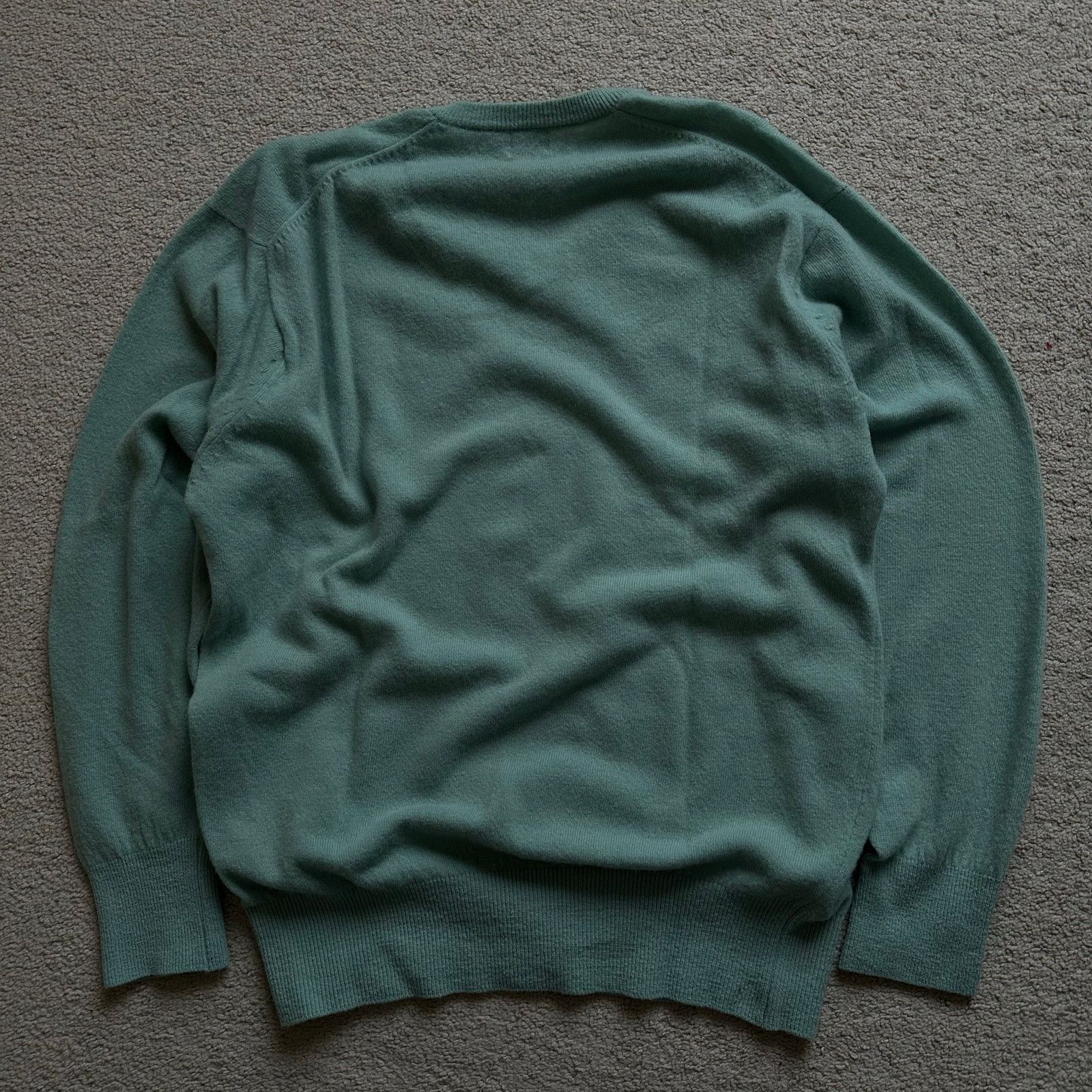Comme des Garcons × Comme des Garcons Homme Comme Des Garcons Homme 80's Wool V-Neck Sweater HN-050140 Size US L / EU 52-54 / 3 - 2 Thumbnail