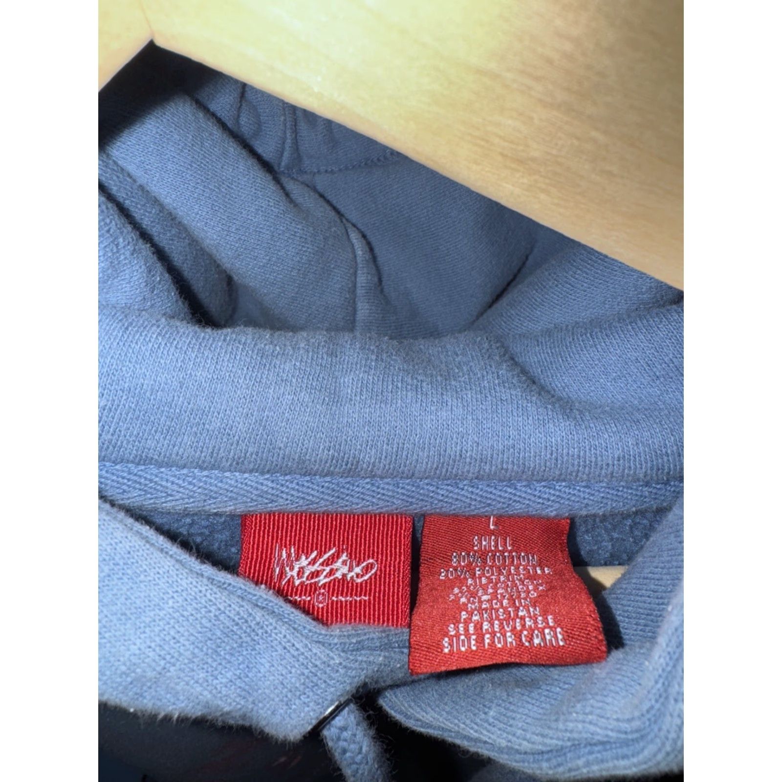Mossimo VINTAGE Mossimo Hoodie Blue Large Mens Pullover Beach Surfing Ocean Rescue 23x25 - Size US L / EU 52-54 / 3 - 5 Thumbnail
