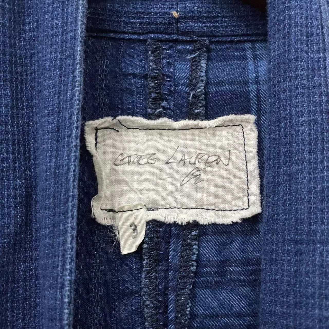 Greg Lauren Greg Lauren Indigo Dyed Patchwork Long Robe Size US L / EU 52-54 / 3 - 3 Thumbnail