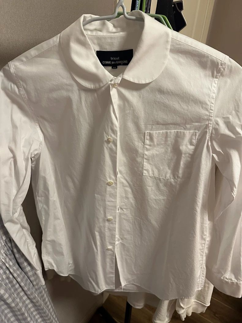 Comme des Garcons Comme Des Garcons Yuanbao collar white shirt Size M / US 6-8 / IT 42-44 - 1 Thumbnail
