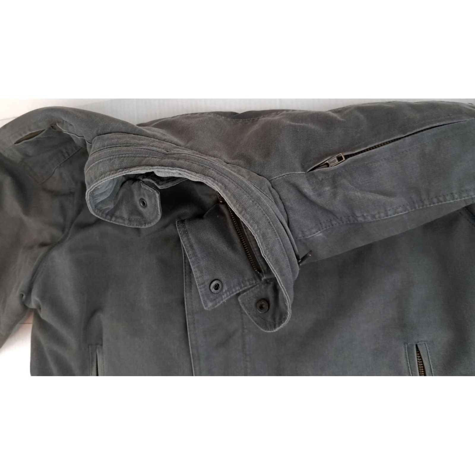 Vintage VINTAGE Chess King Bomber Jacket Gray 80s Full Zip Insulated Mid-Length Men L Size US L / EU 52-54 / 3 - 6 Thumbnail