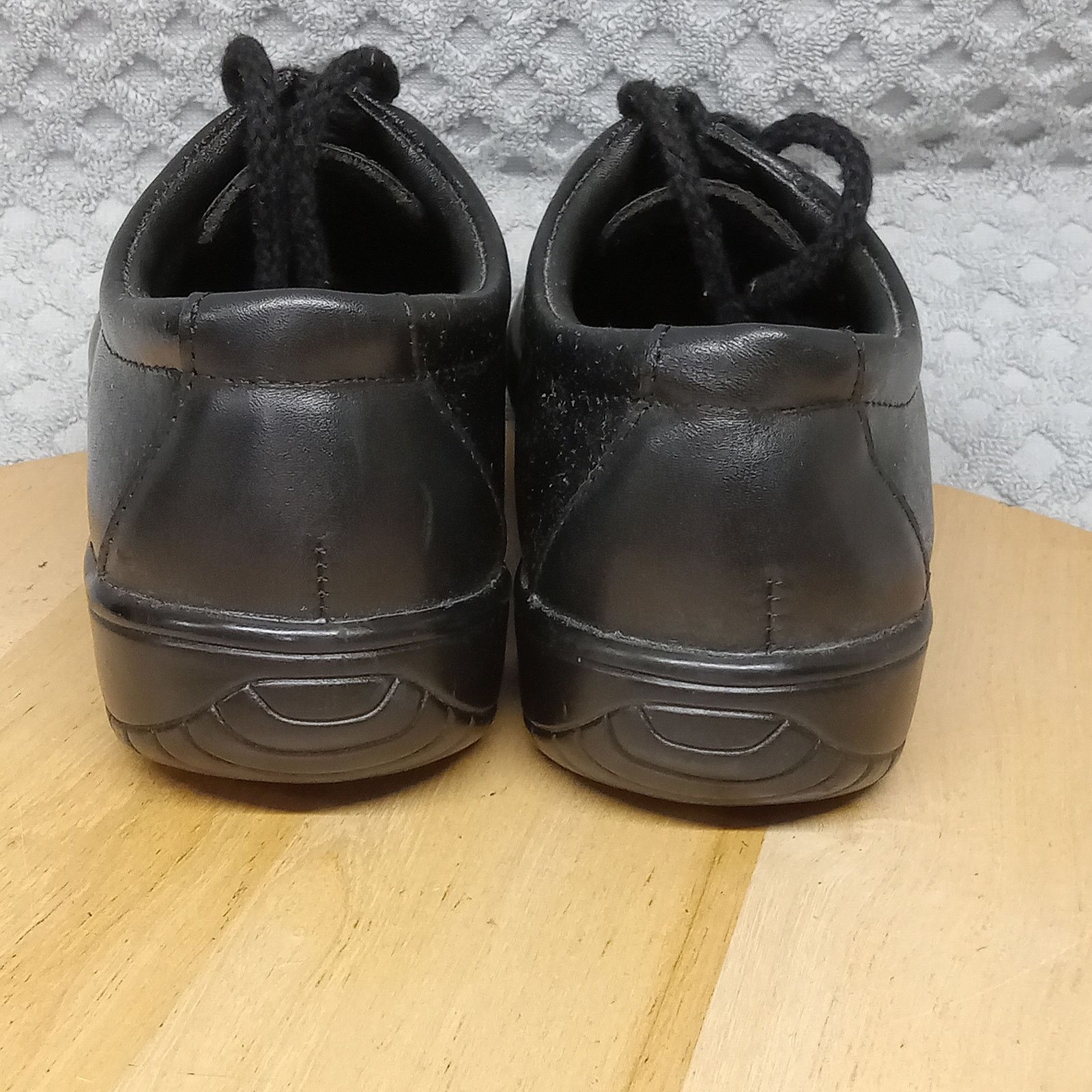 & Other Stories I Love Comfort Rose Shoes 8M Leather Black Lace Up Size US 8 / IT 38 - 3 Thumbnail