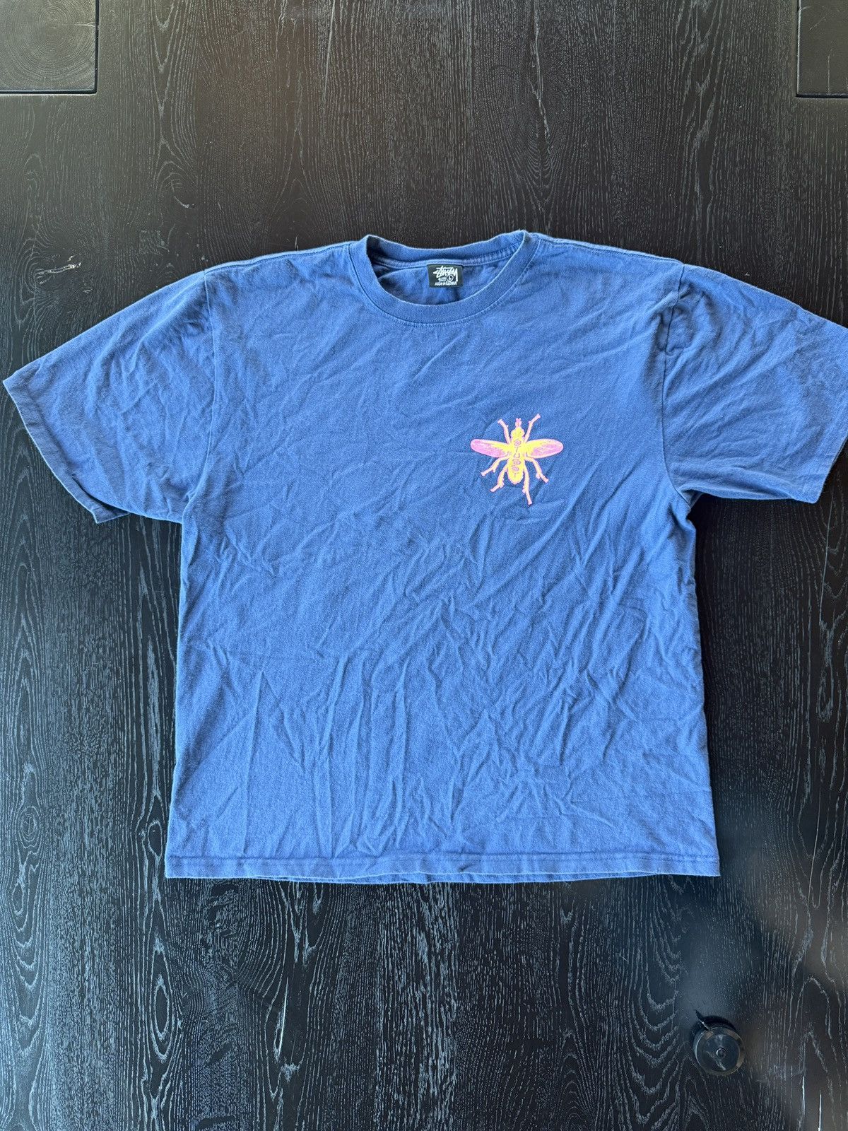Stussy Stussy Navy Blue Fly T-Shirt Size US L / EU 52-54 / 3 - 1 Thumbnail
