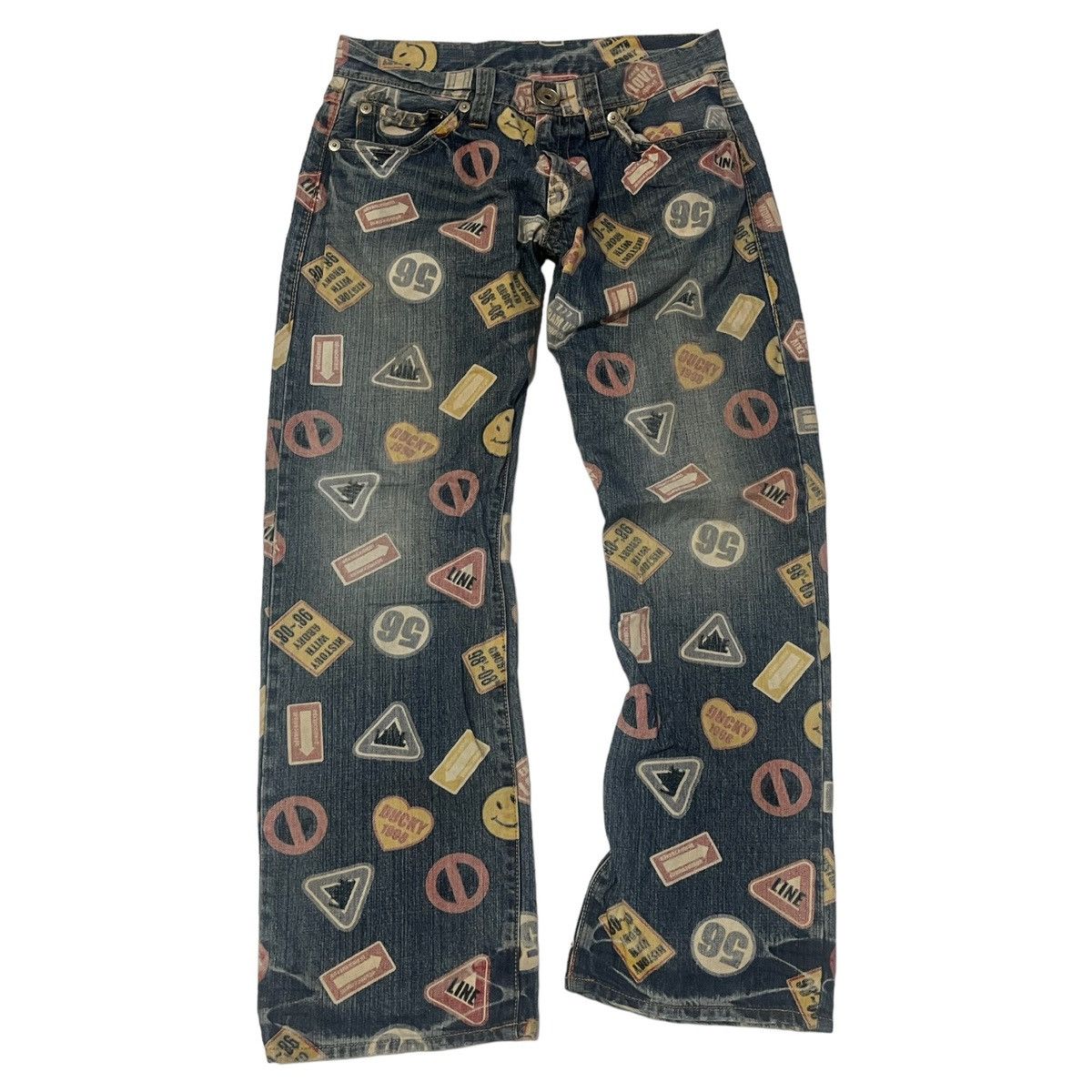 Hysteric Glamour × If Six Was Nine × Japanese Brand A Pair Co&Lu All Over Print Inspired by Hysteric Gla 32 x 29 Size US 32 / EU 48 - 1 Thumbnail