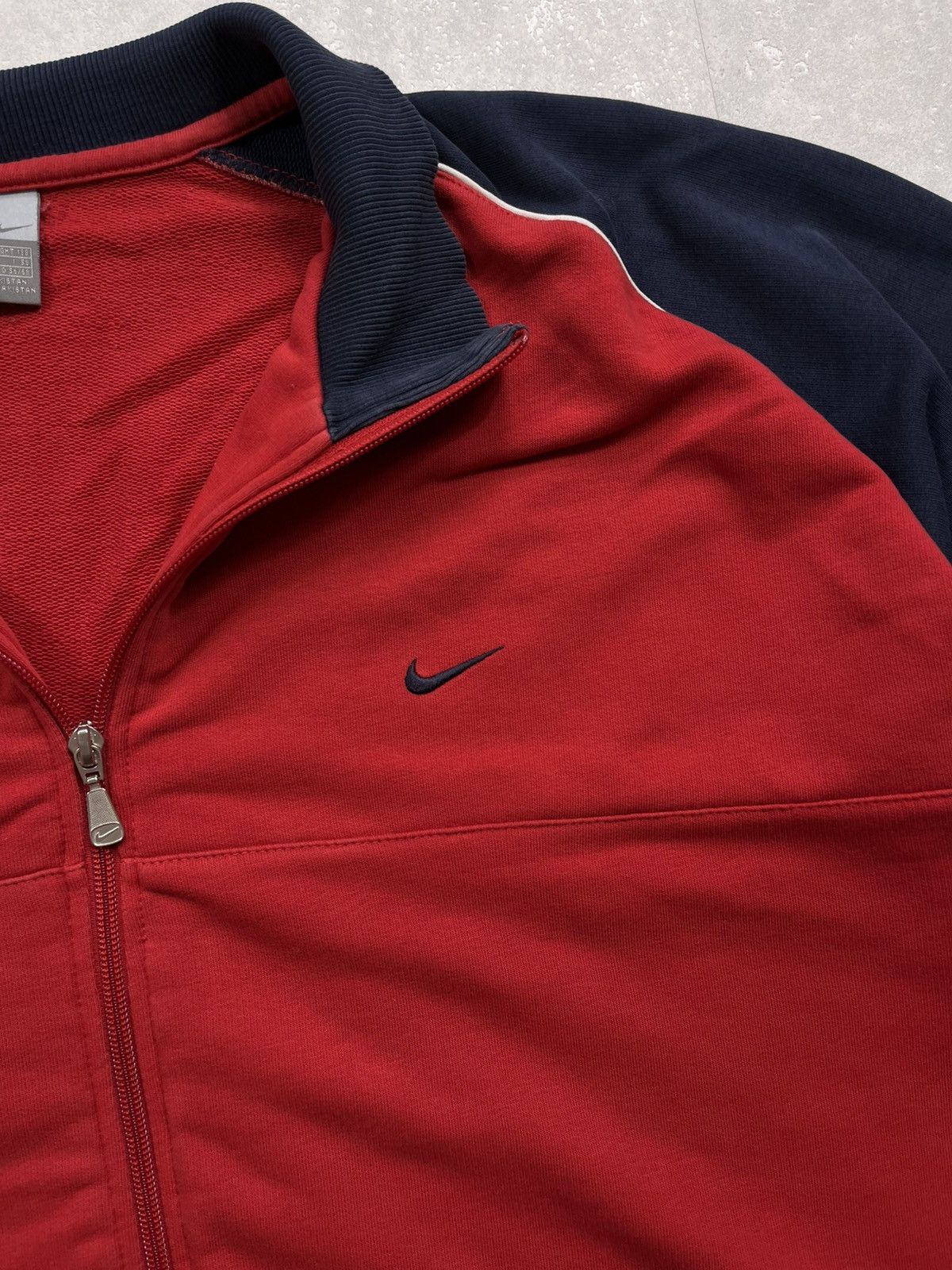 Nike × Vintage 90’s NIKE Y2K RETRO SWOOSH LOGO VINTAGE TRACK JACKET Size US XL / EU 56 / 4 - 2 Thumbnail