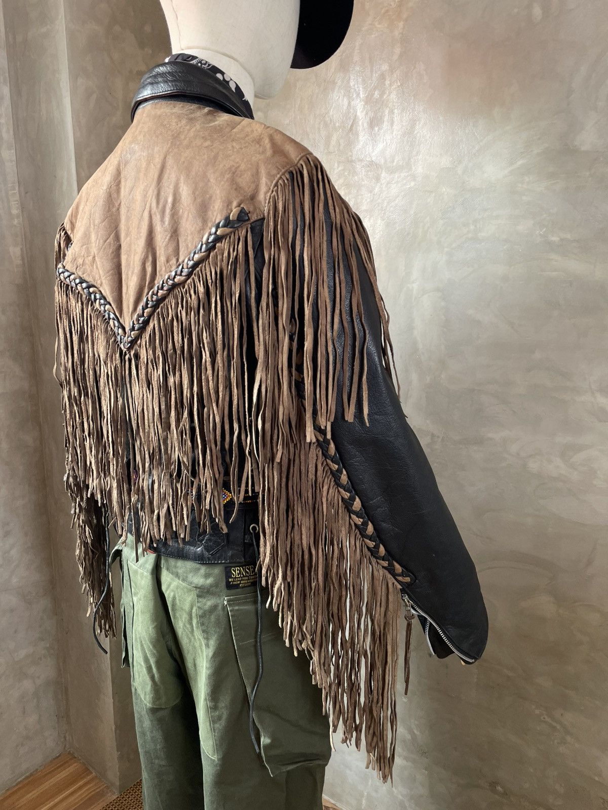 Other Vintage First Genuine Leather Fringe Western Jacket Size US M / EU 48-50 / 2 - 8 Thumbnail
