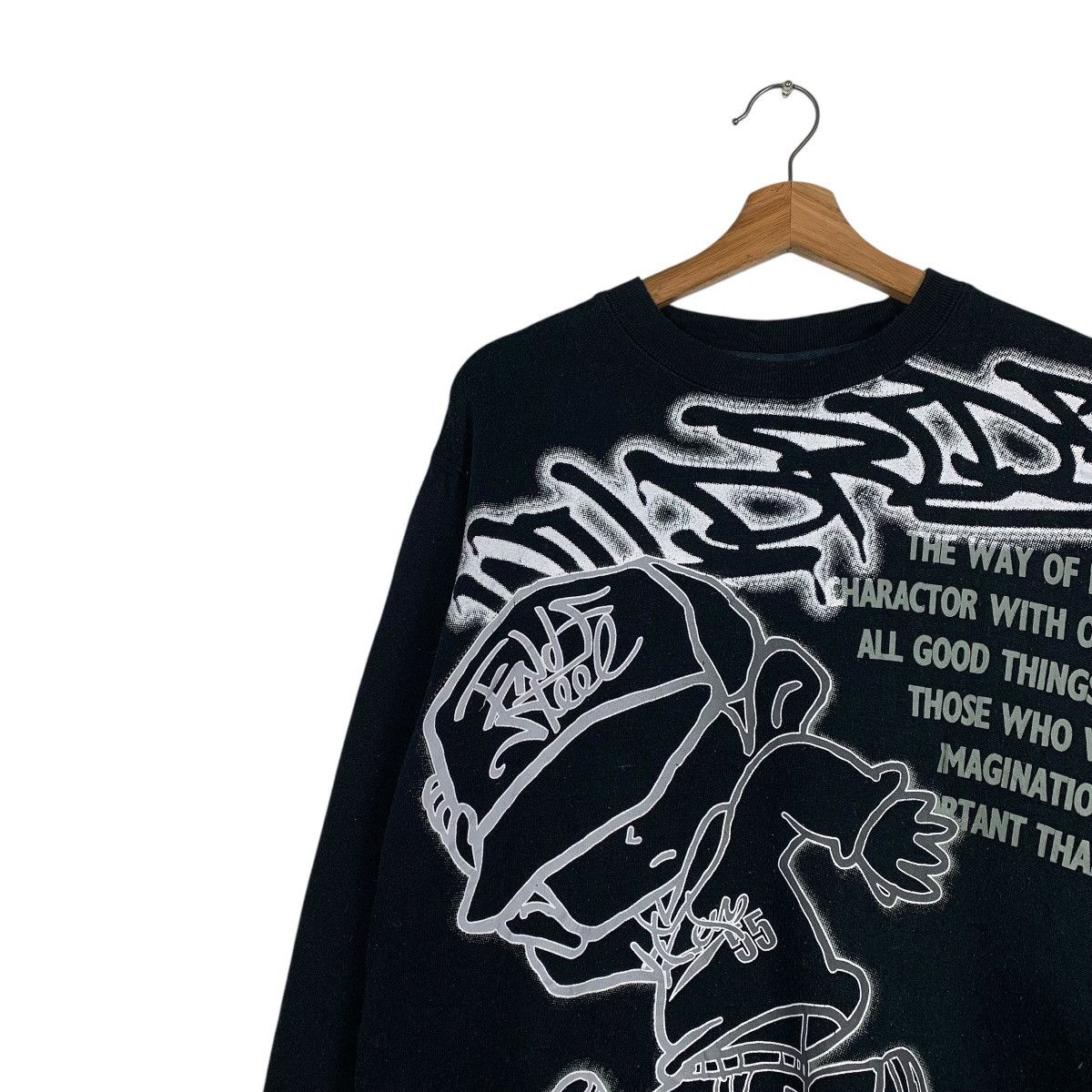 Japanese Brand Japanese Brand Space Opera Skateboard Poem Sweatshirt Size US L / EU 52-54 / 3 - 6 Thumbnail