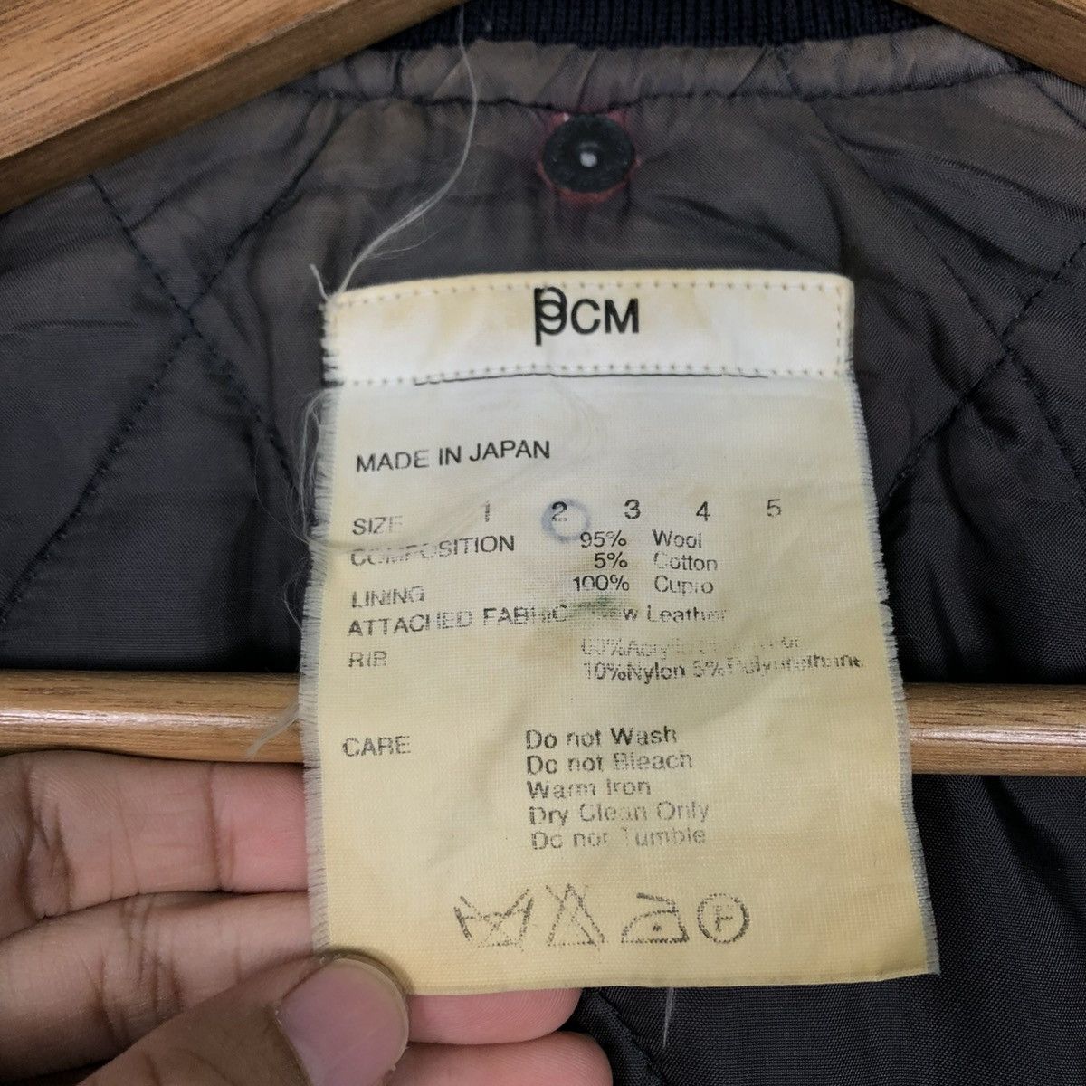 Vintage 🔥VINTAGE VARSITY JACKET LEATHER BCM MADE IN JAPAN Size US M / EU 48-50 / 2 - 20 Thumbnail