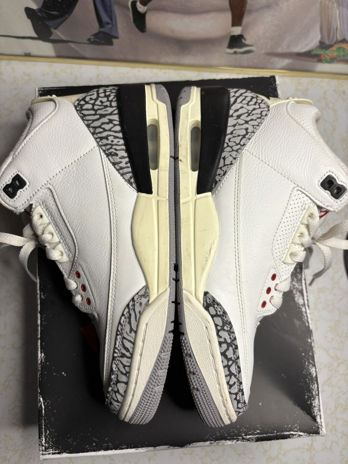 Jordan Brand Jordan Retro 3 ‘white cement reimagined’ Size US 7 / EU 40 - 4 Thumbnail