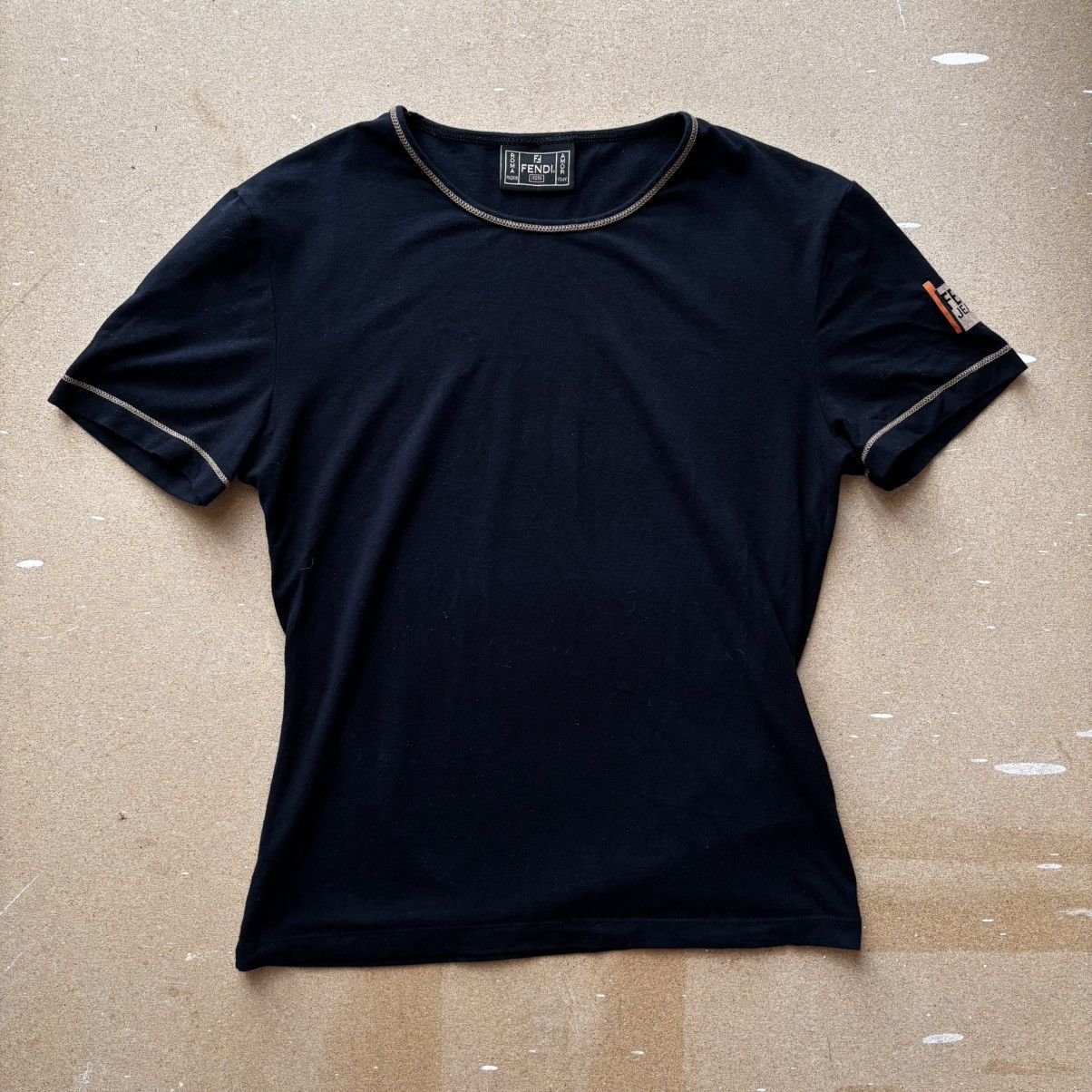 Fendi Fendi Jeans Vintage T-shirt y2k era Made in Italy Size S / US 4 / IT 40 - 1 Thumbnail