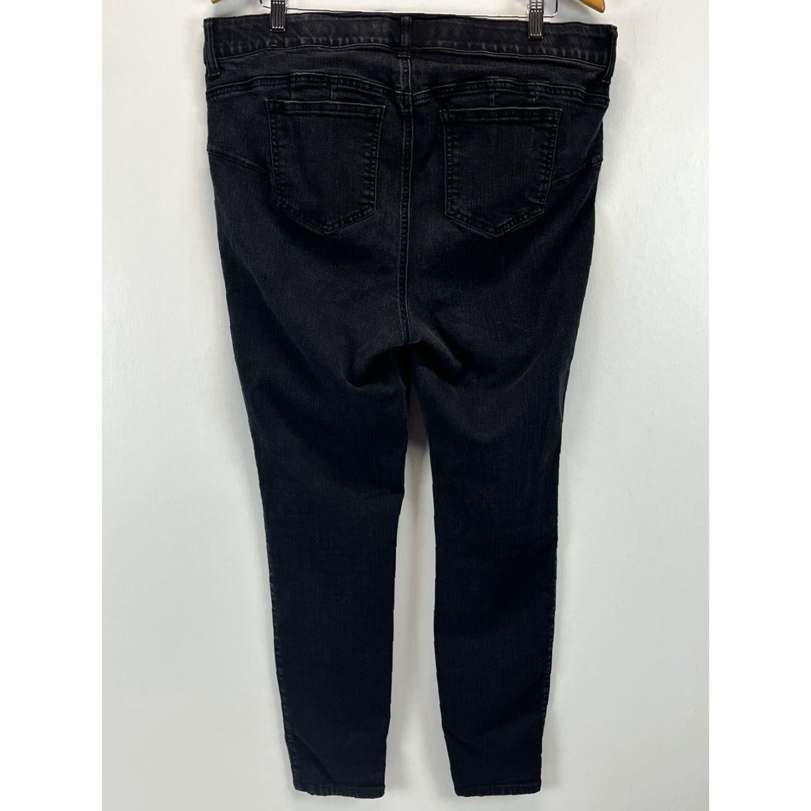 Torrid Torrid Plus Size 18 Black Skinny Jeans Stretch Denim Women’s Size 40" / US 18 - 3 Thumbnail