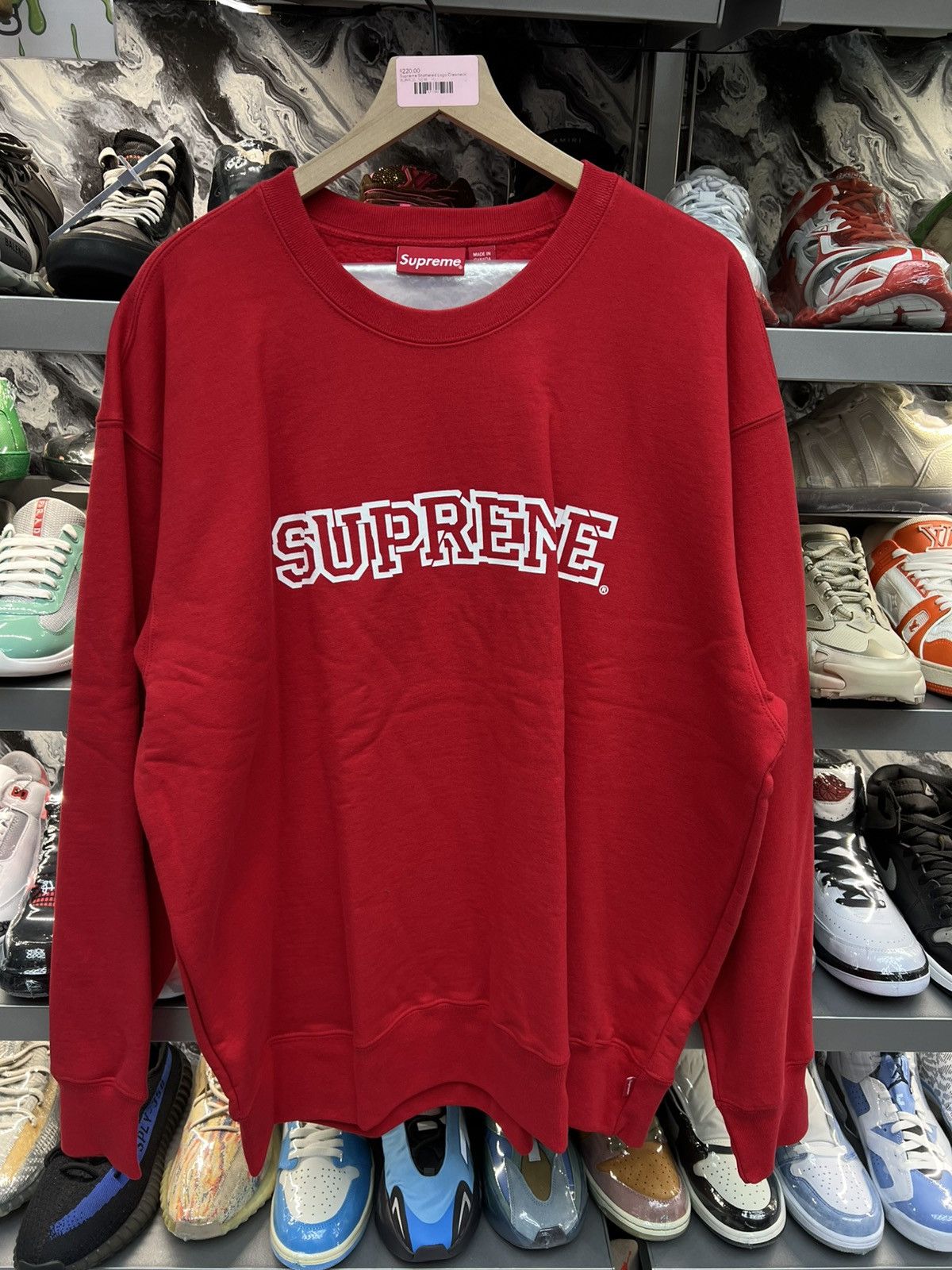 Supreme Supreme “prada” logo crewneck | Grailed